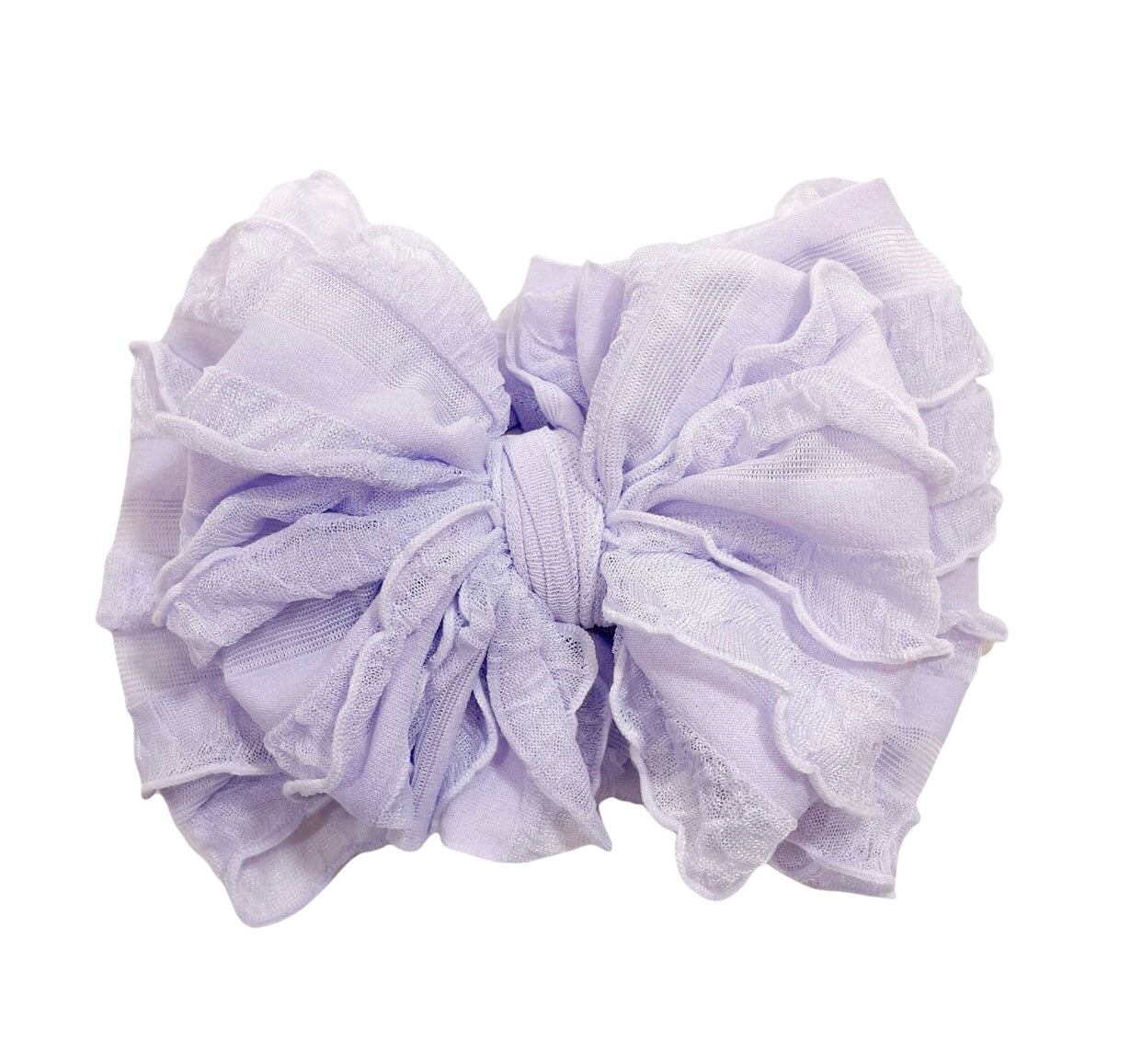 Lavender Ruffled Headband