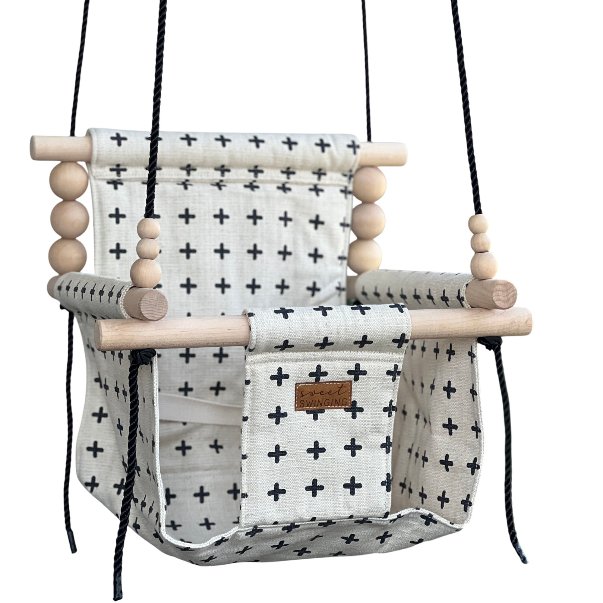 Swiss Cross Oatmeal And Black- Indoor