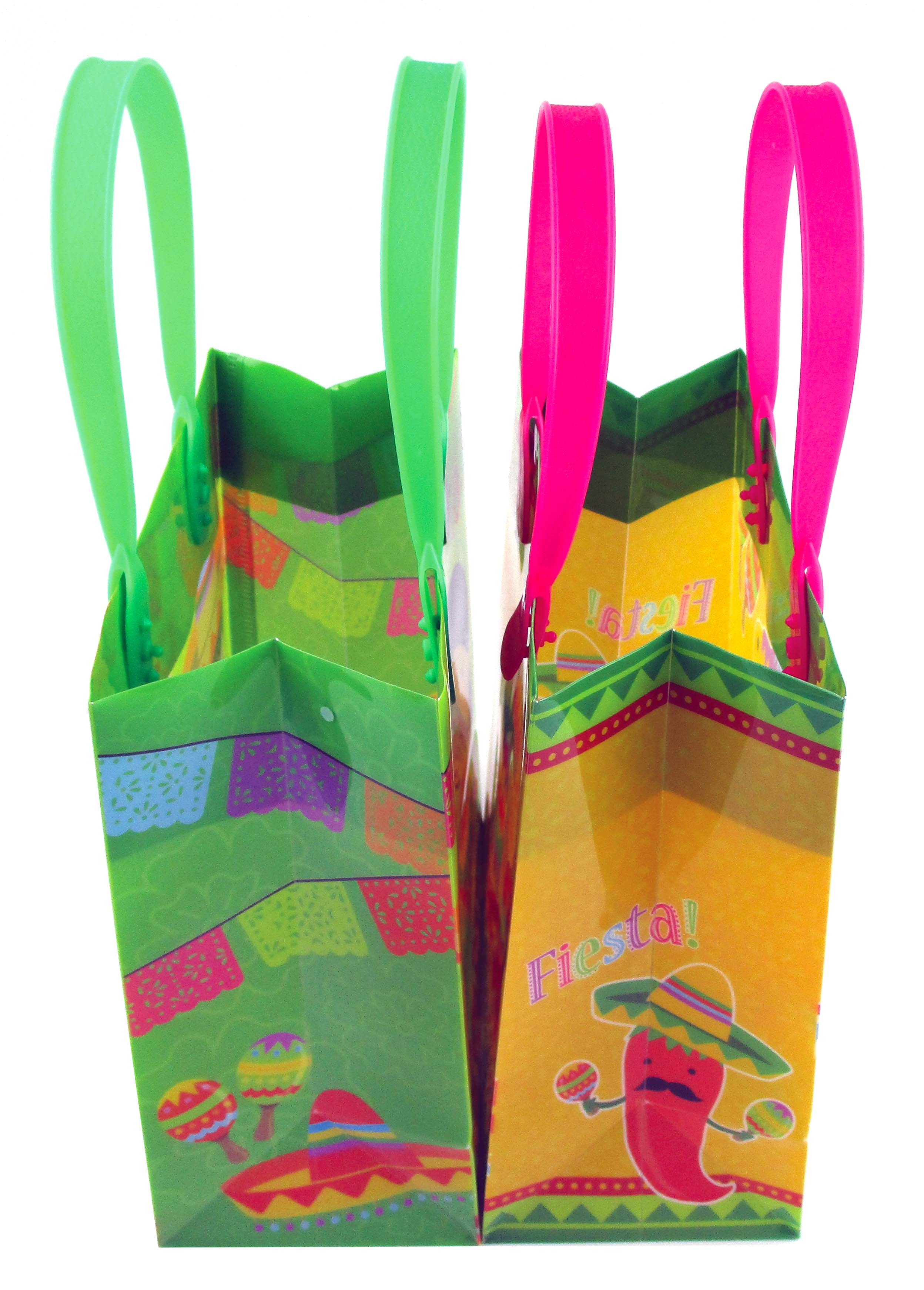 Fiesta Themed Party Favor Bags Treat Bags - Set Of 6 Or 12