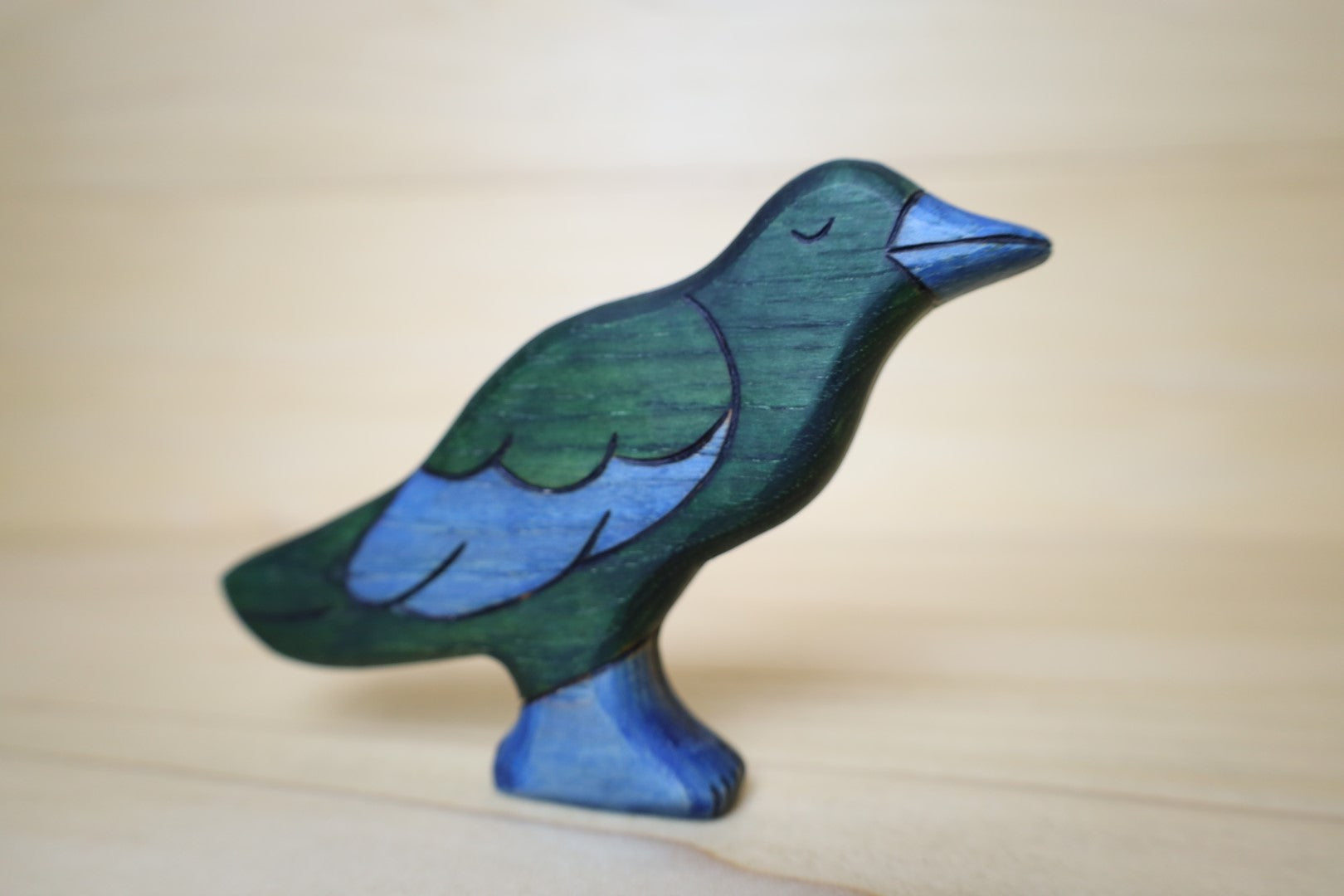 Wooden Raven Toy