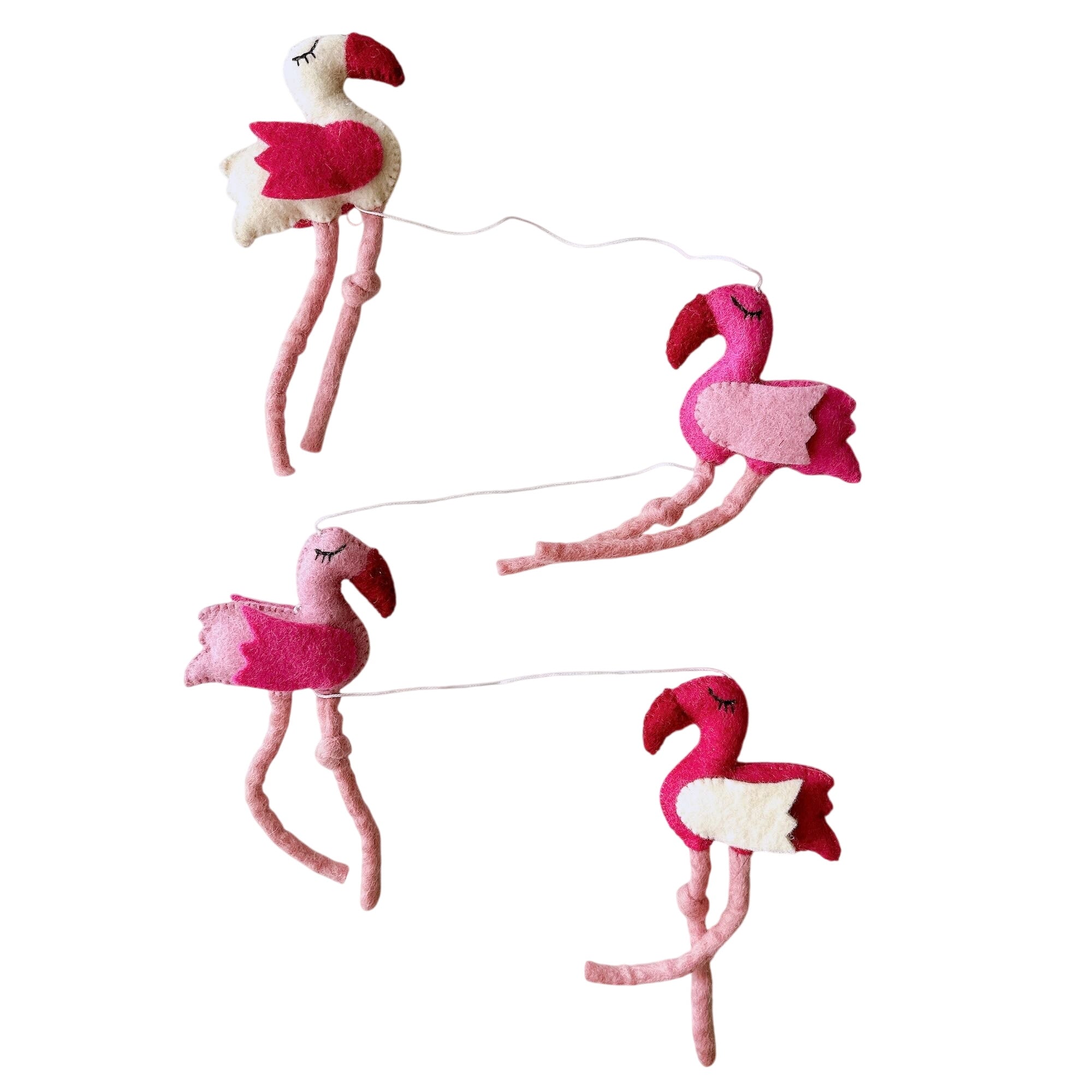 Felt Flamingo Garland