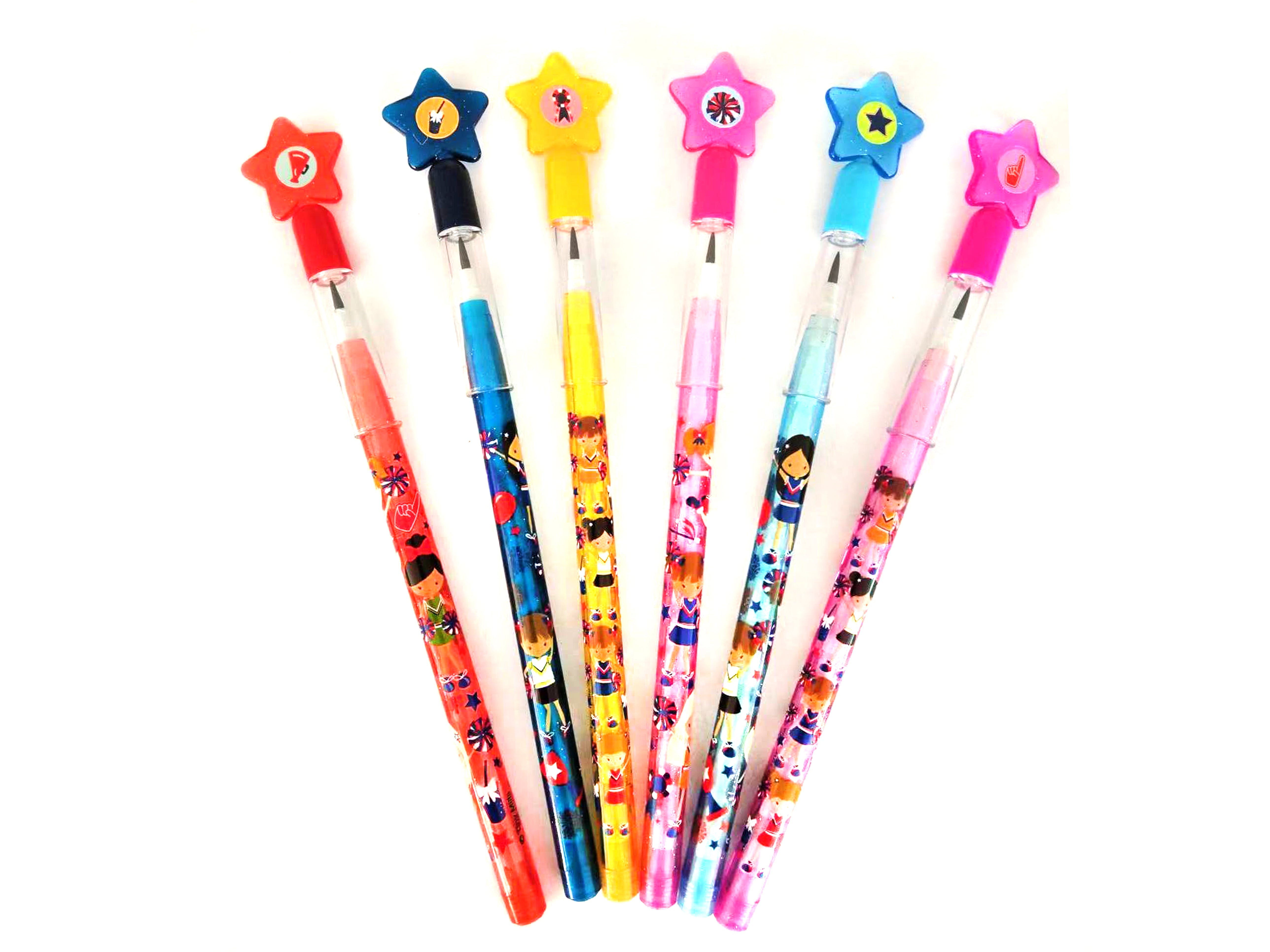 Cheerleading Stackable Point Pencils