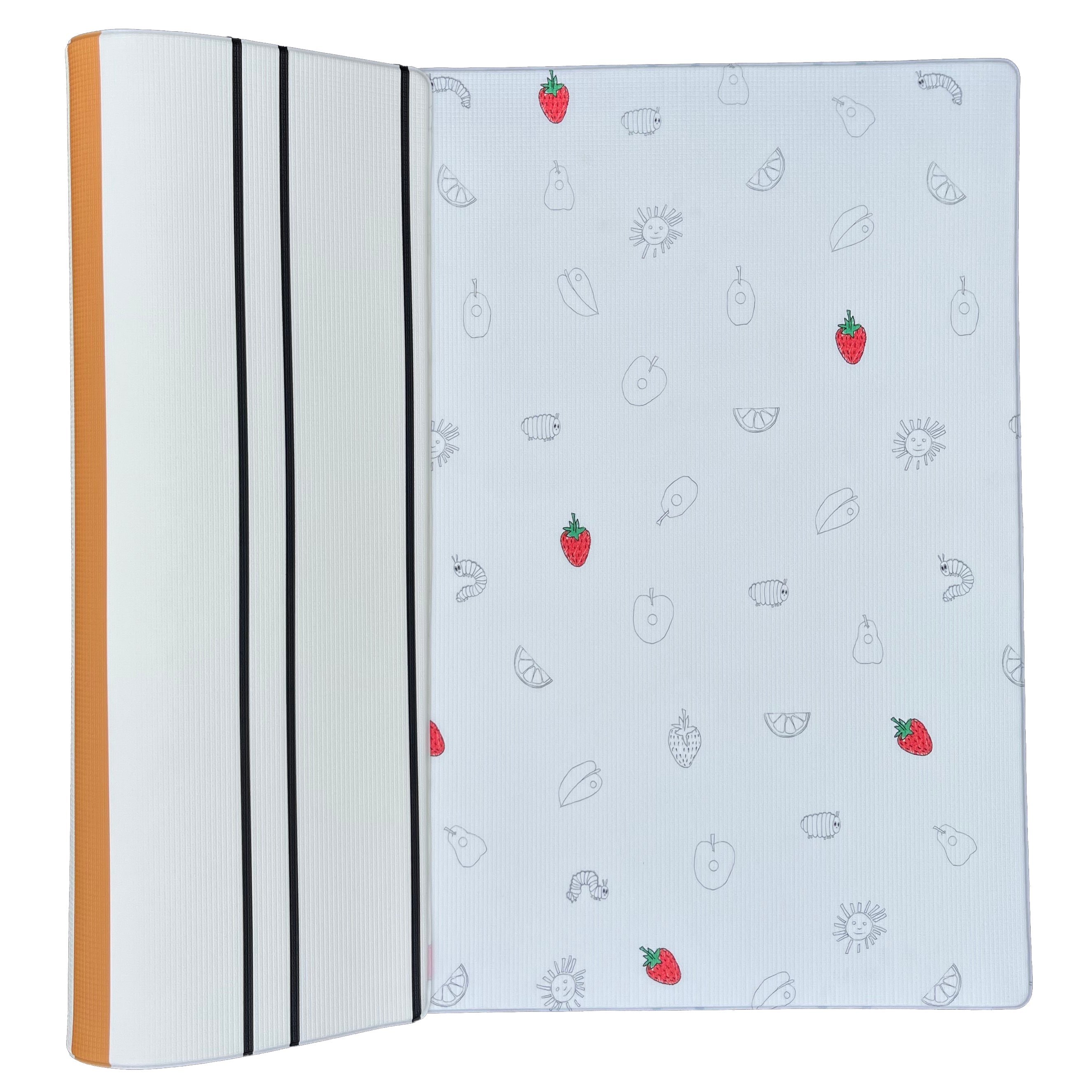 World Of Eric Carle X Little Bot Baby Play Mat (ofie Mat, Caterpillar Doodle + Stripe)