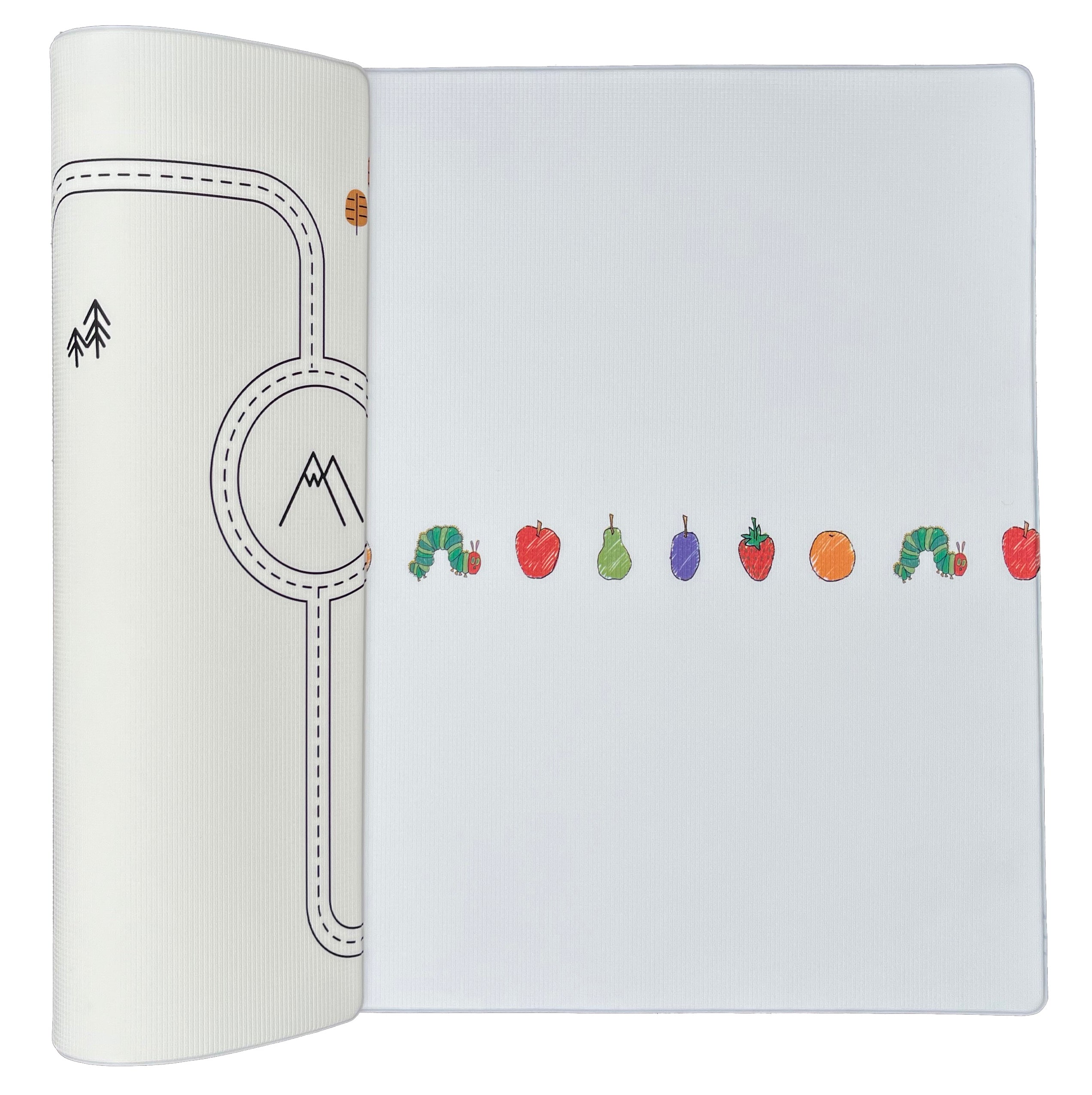 World Of Eric Carle X Little Bot Baby Play Mat (ofie Mat, Caterpillar Life + Country Road Nordic)