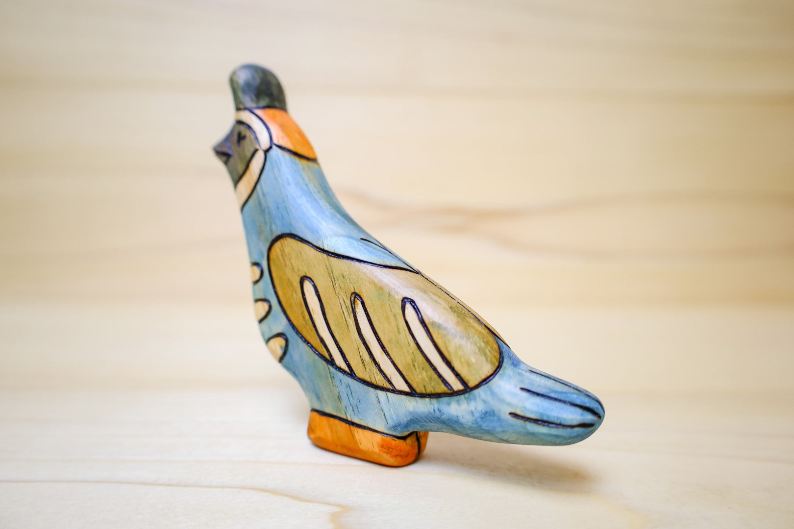 Wooden Quail Toy