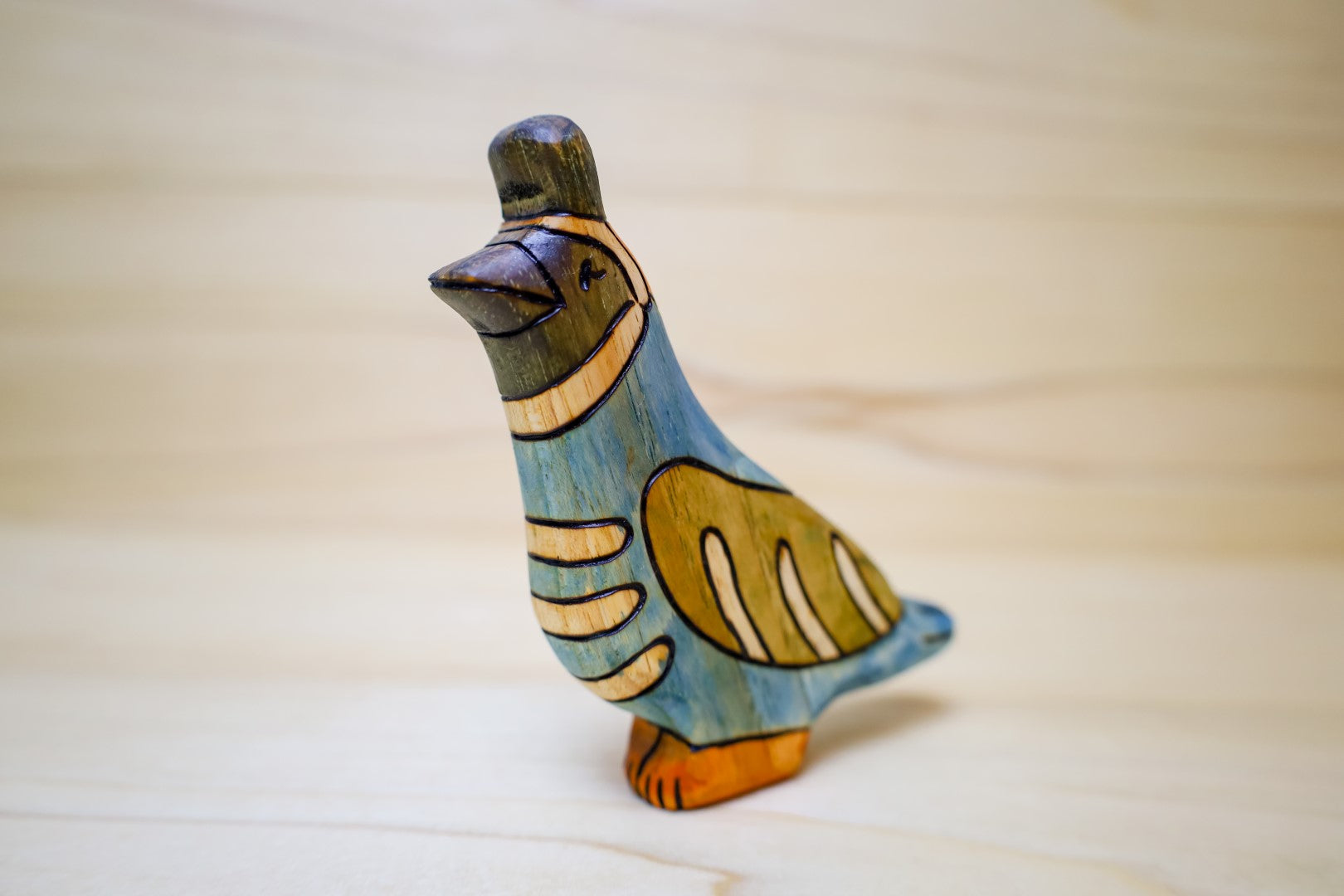 Wooden Quail Toy