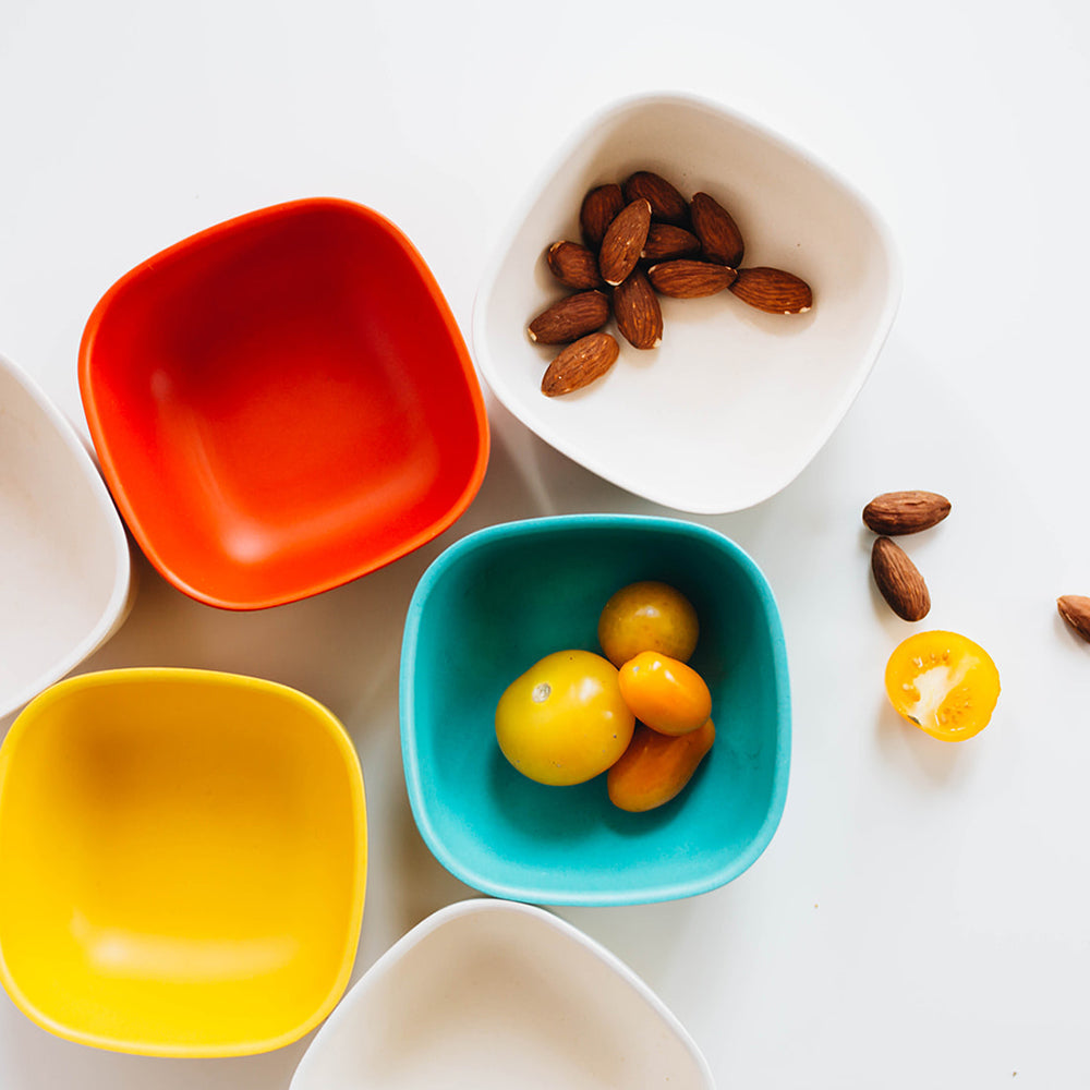 Bamboo Small Bowl - 4 Piece Set - Persimmon