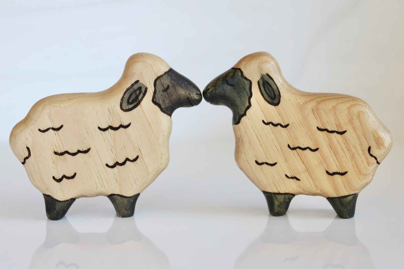 Wooden Sheep Toy