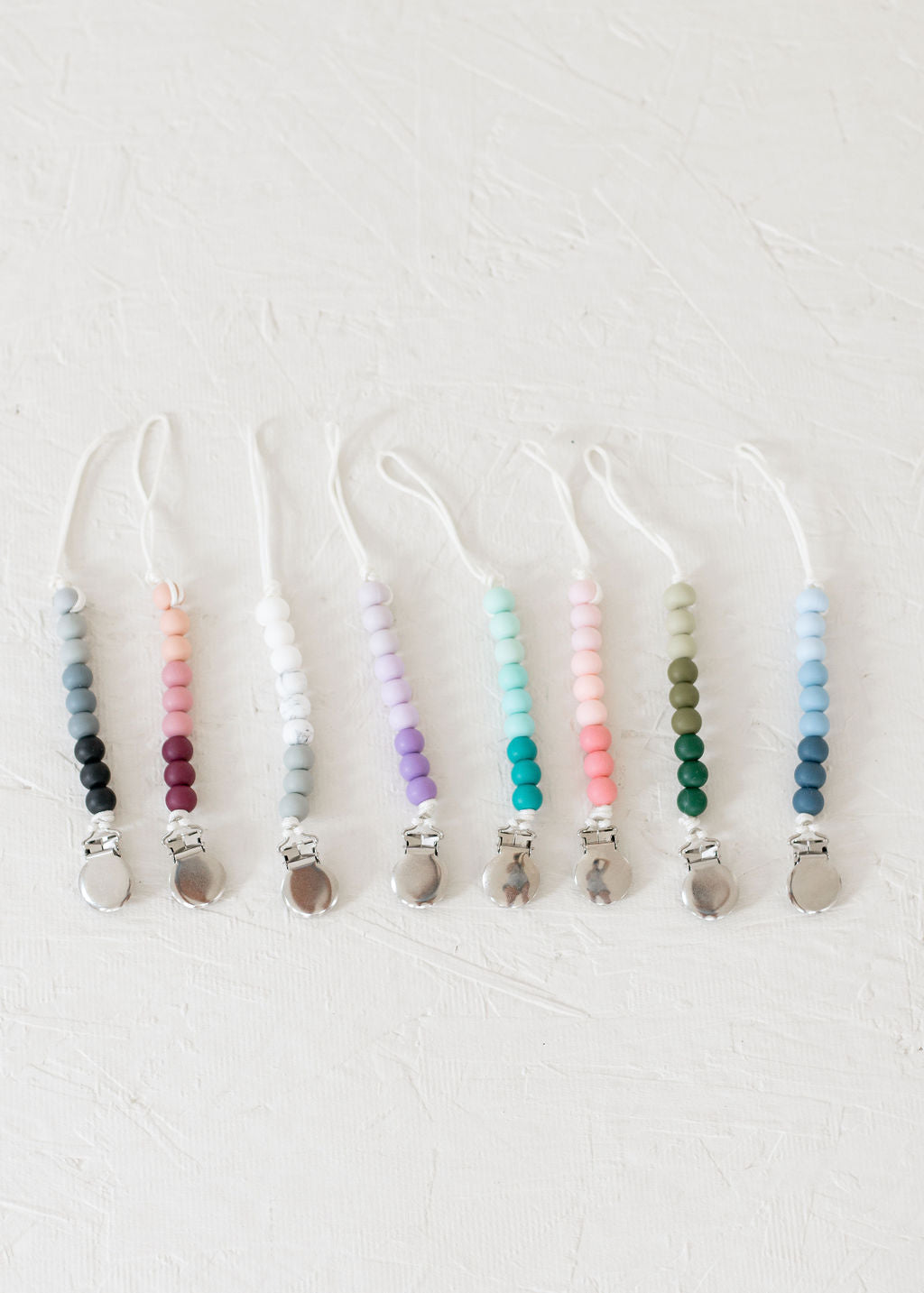 Parakeet Ombré Pacifier Clips