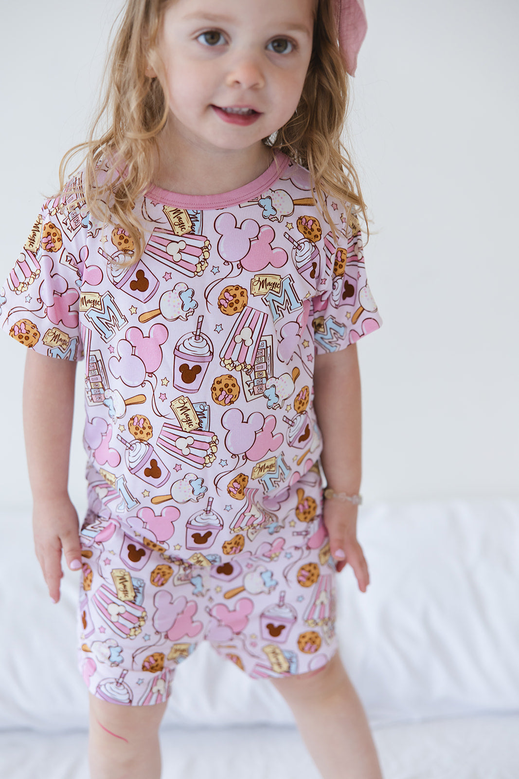 Snacks (pink) - Pocket Short Set