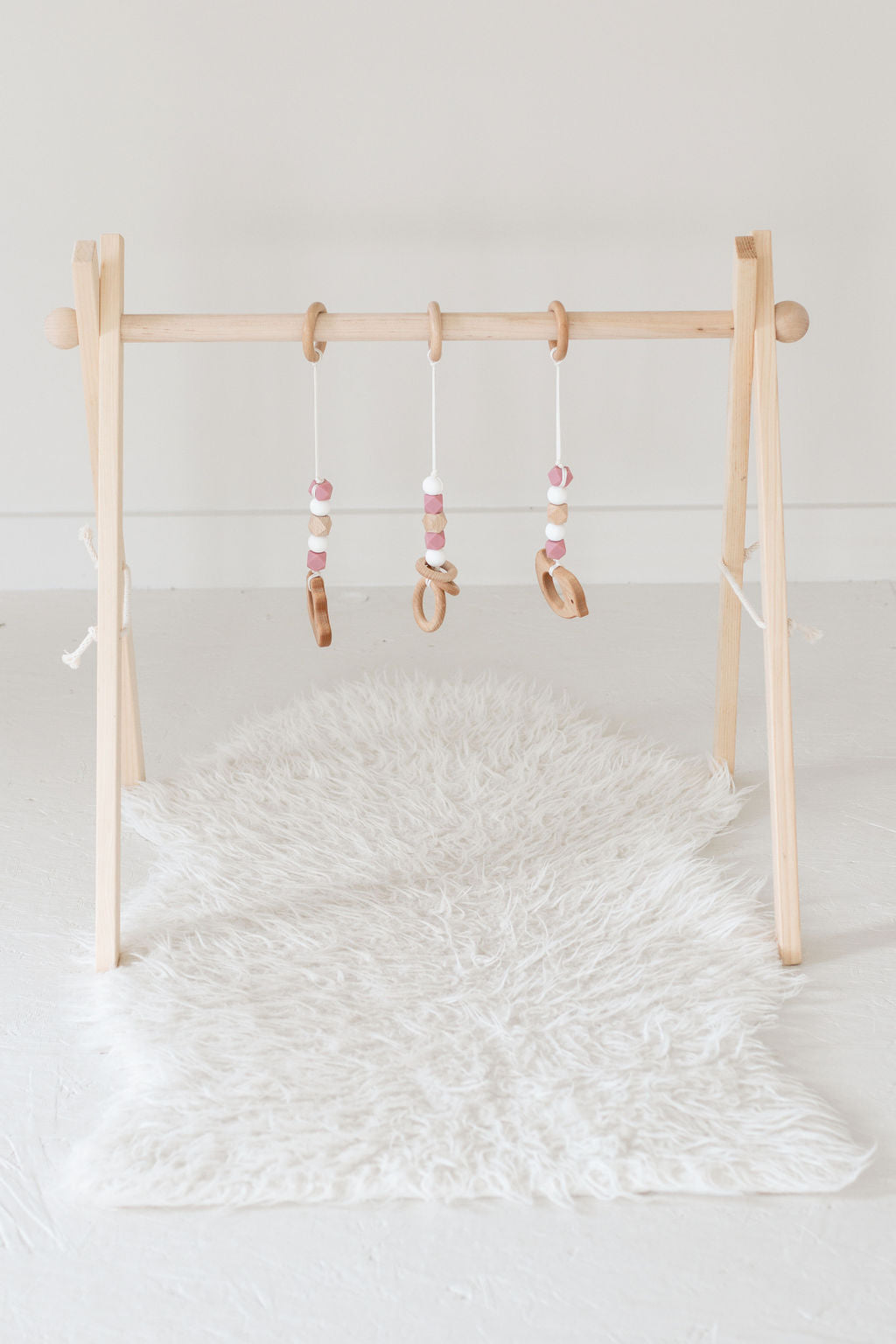 Classic Dusty Rose Baby Play Gym