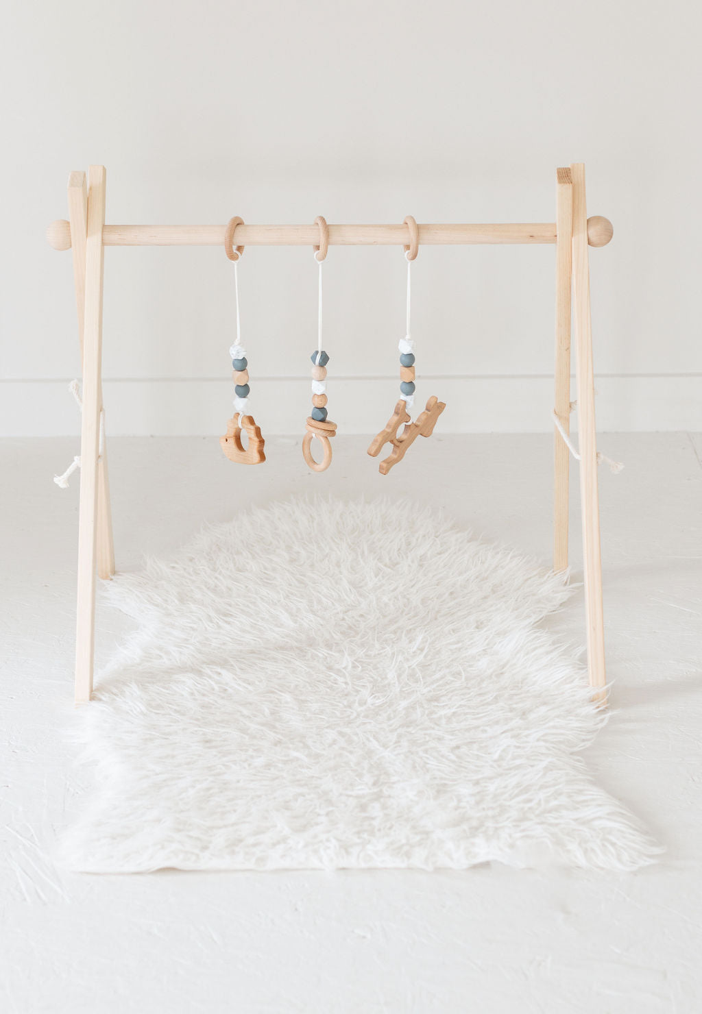Classic Gray Baby Play Gym