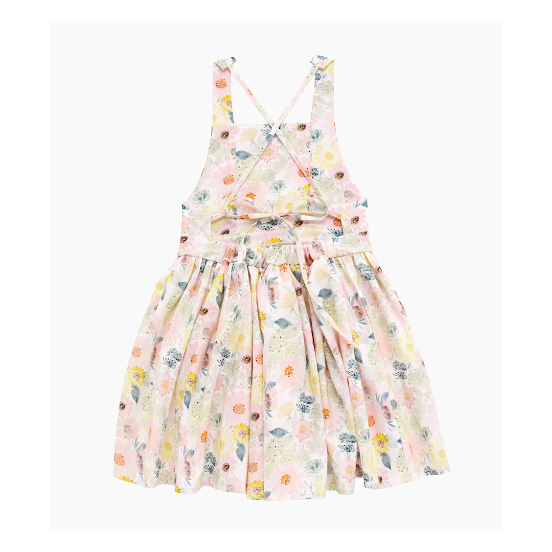 Tie Back Dress In Blooming