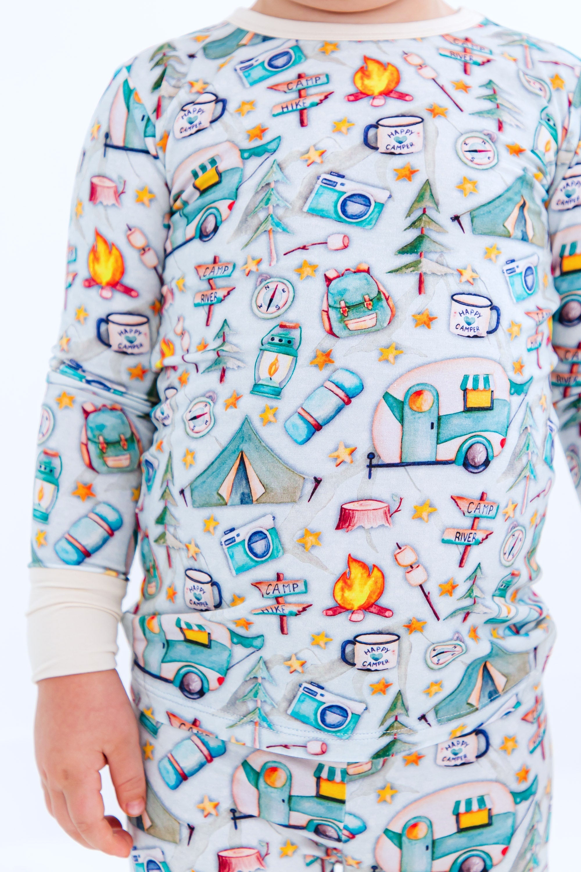 Wilder- Blue 2-piece Pajamas