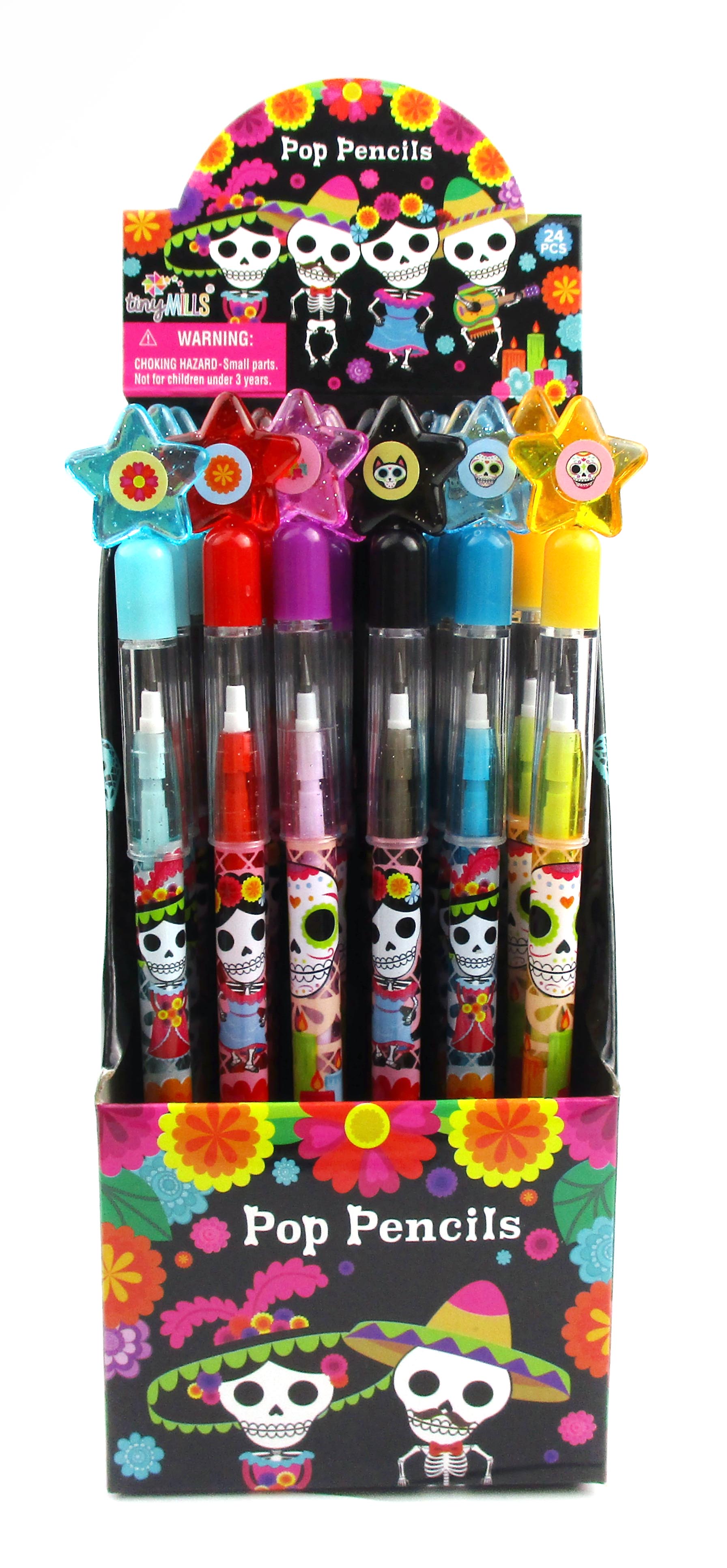 Day Of The Dead Multi Point Pencils