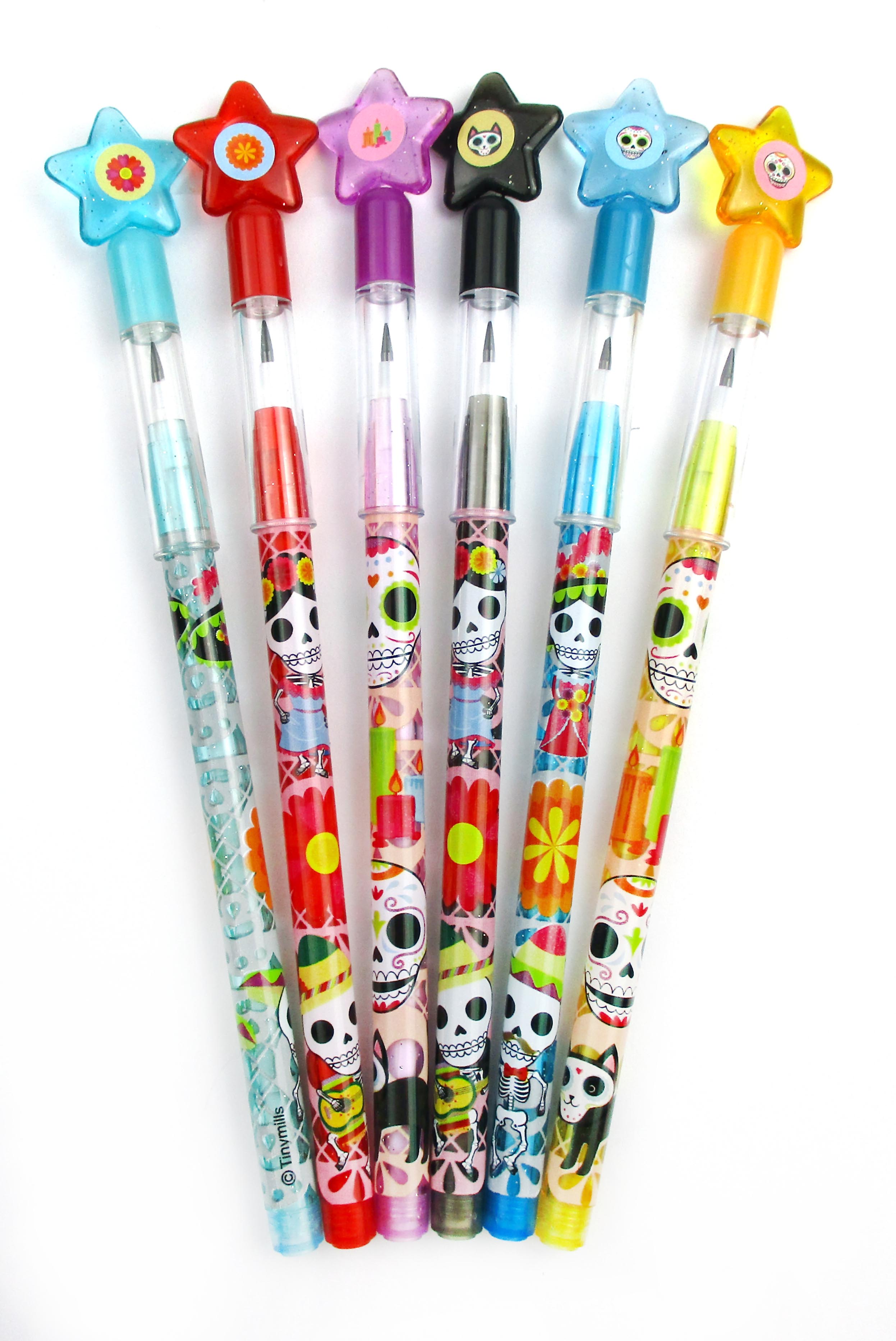 Day Of The Dead Multi Point Pencils