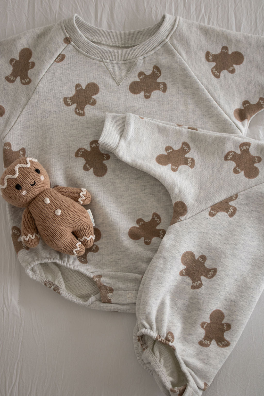 Sweatshirt Romper | Gingerbread 2.0