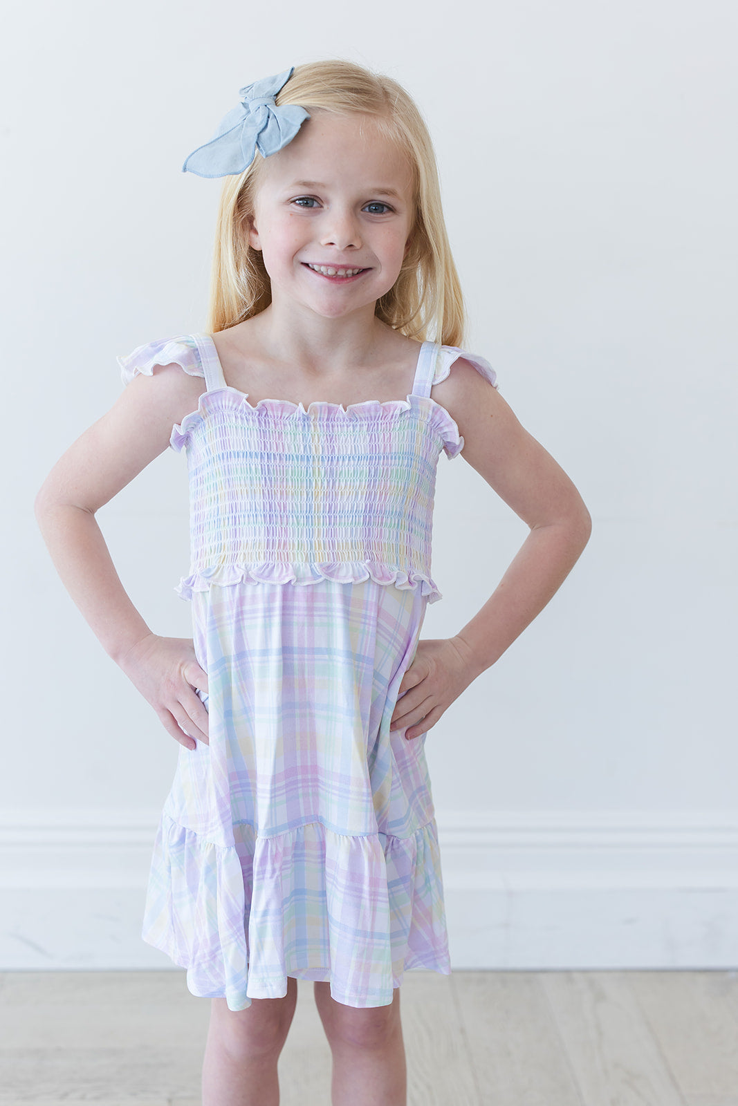 Pastel Prep - Smocked Dress
