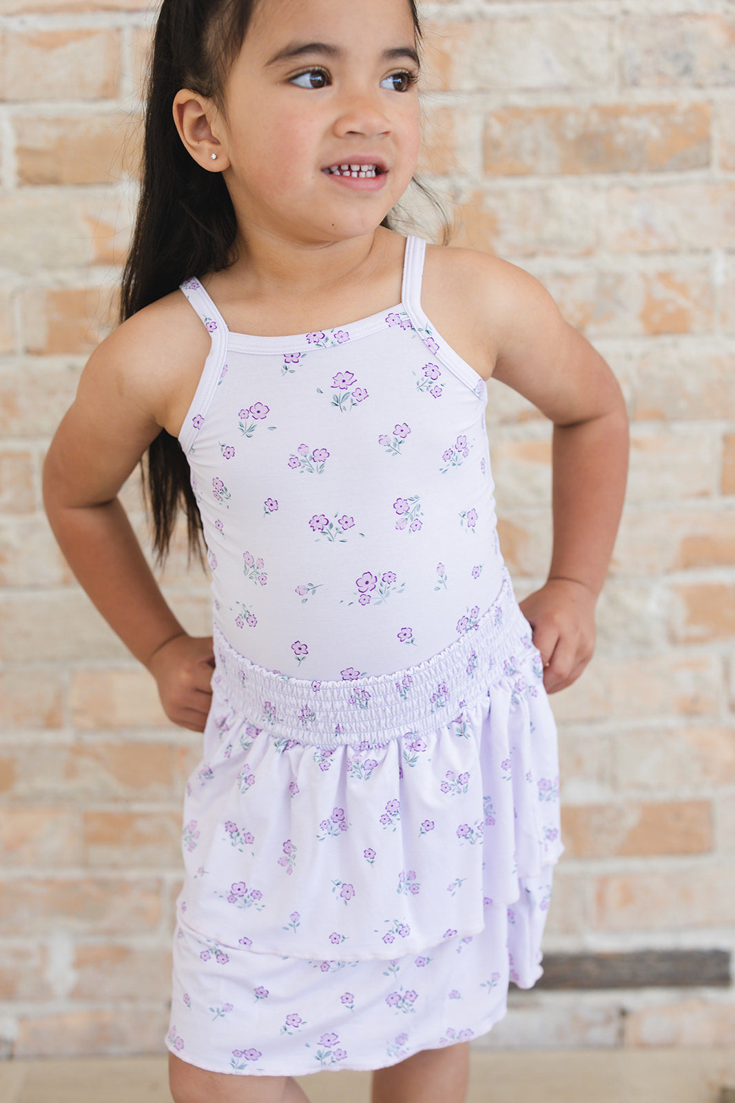 Aisley - Tiered Smocked Skirt
