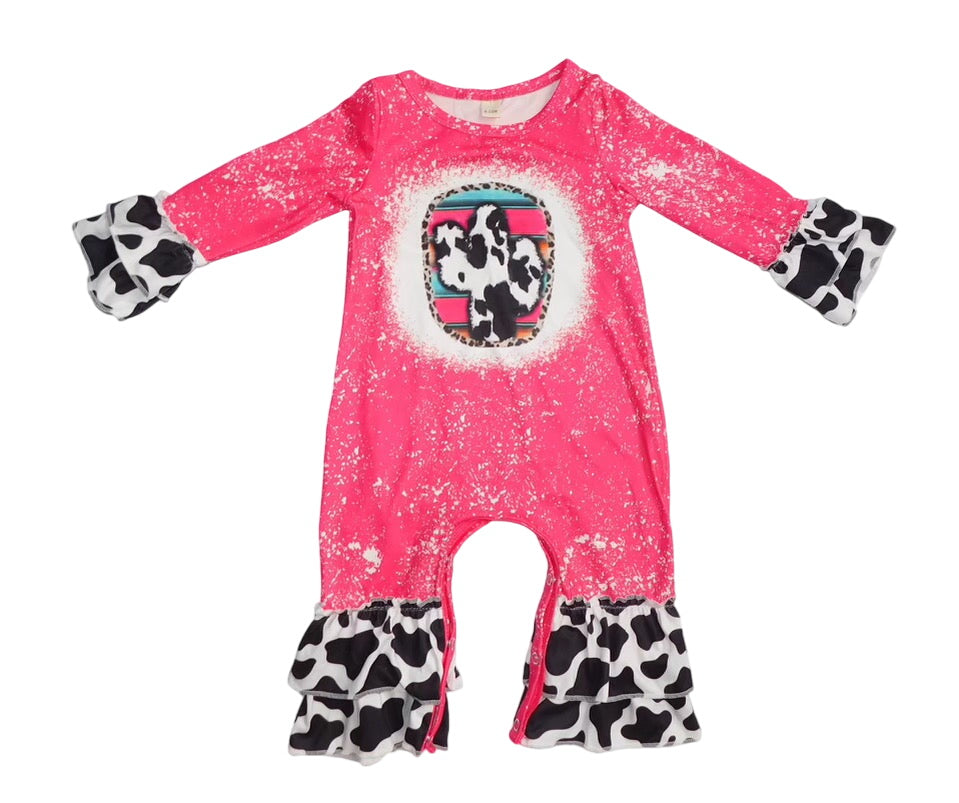 Bleached Serape Cactus Romper