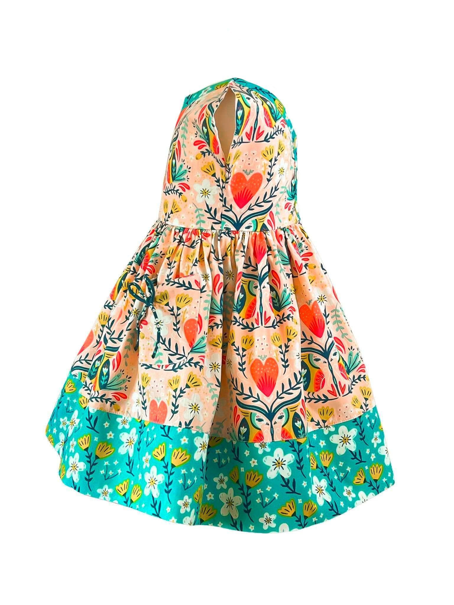 Vintage Picnic Owl Dress