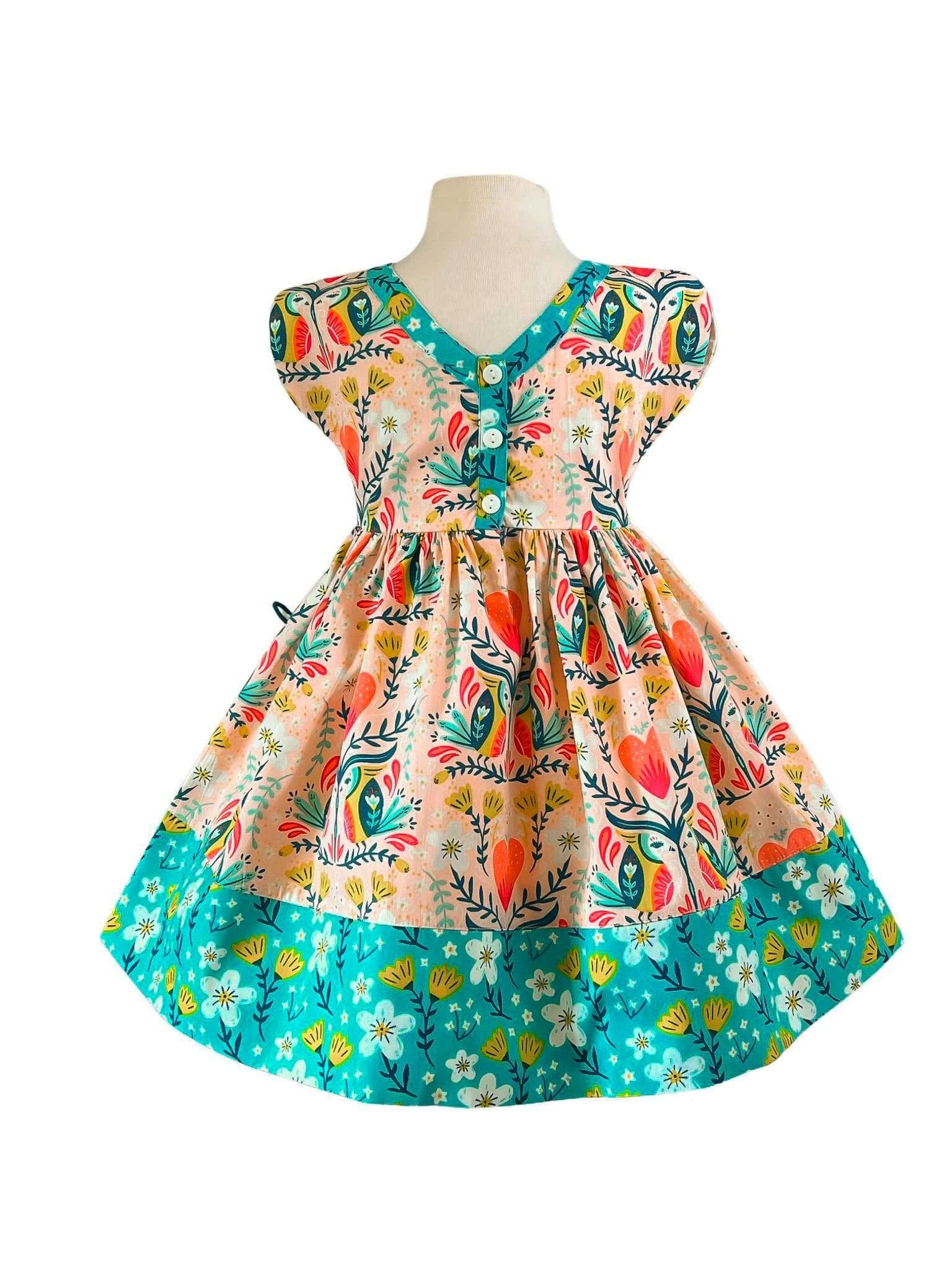 Vintage Picnic Owl Dress