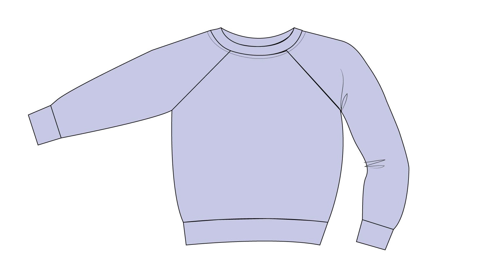 Wisteria Dream - Cloud Terry Sweatshirt