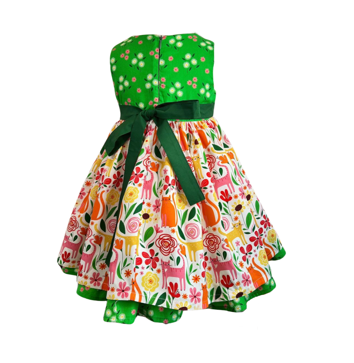 Cat's Meow Vintage Lolly Dress W/ Hair Bow