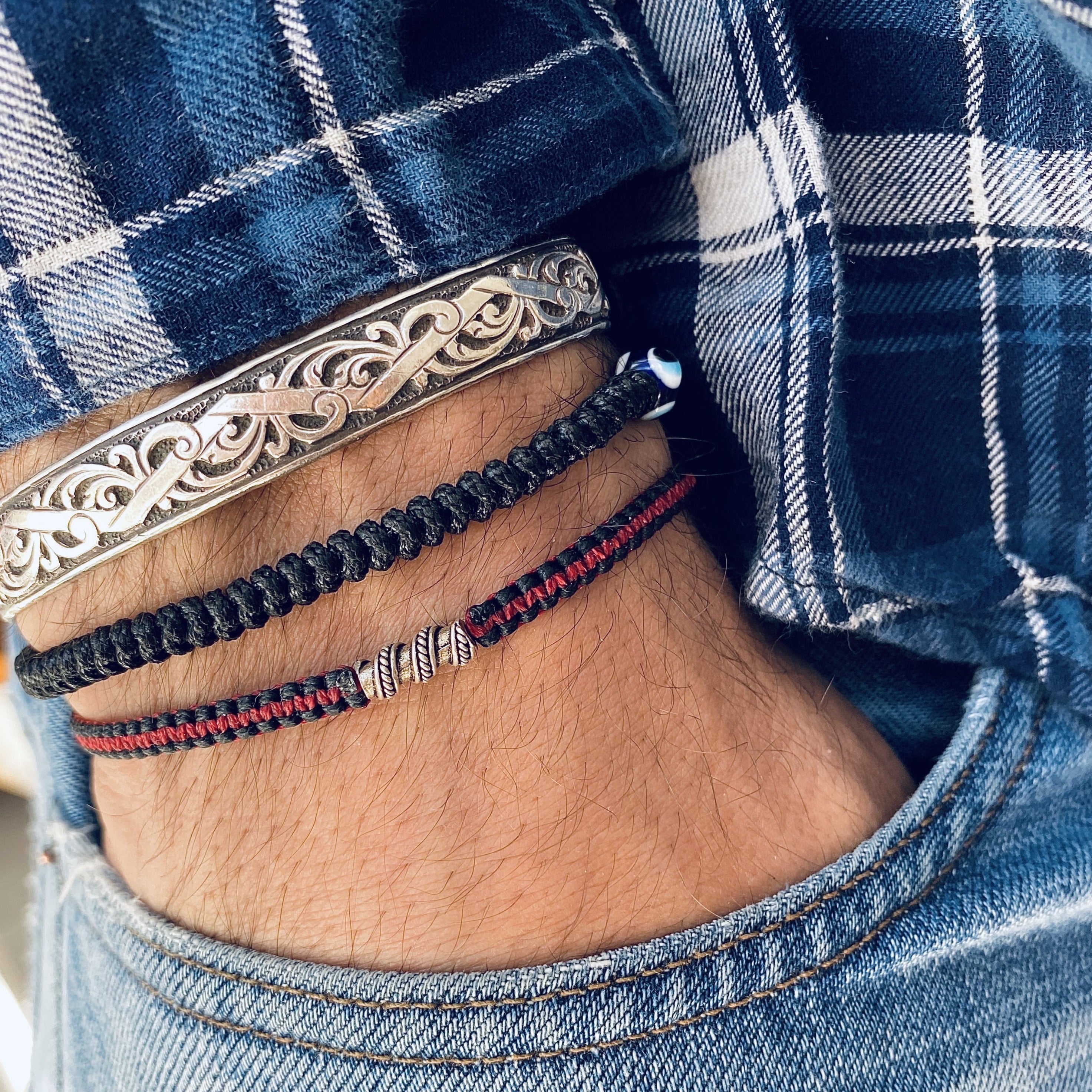 Monochrome Braided Bracelet
