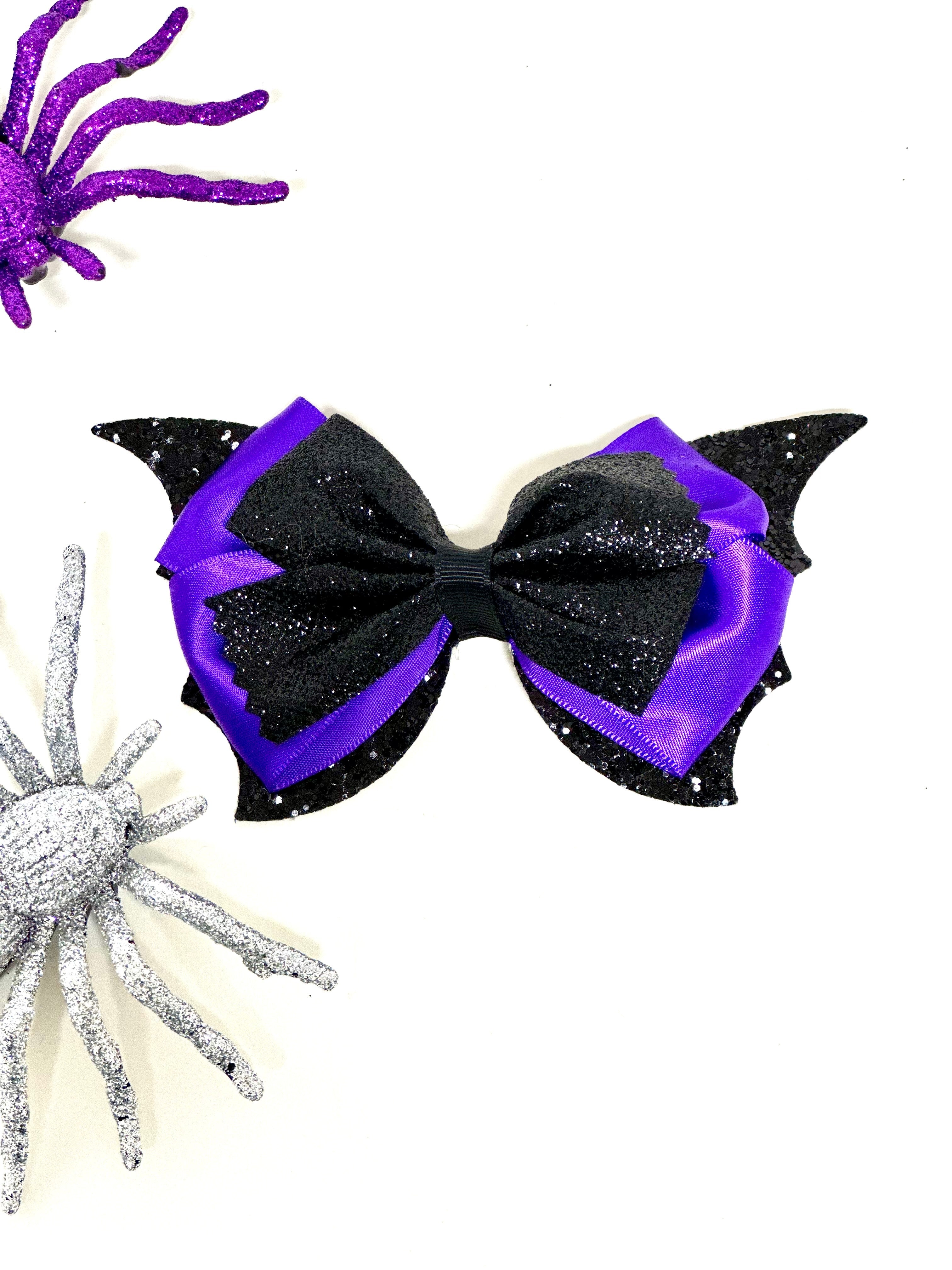 Bat Bows - Purple