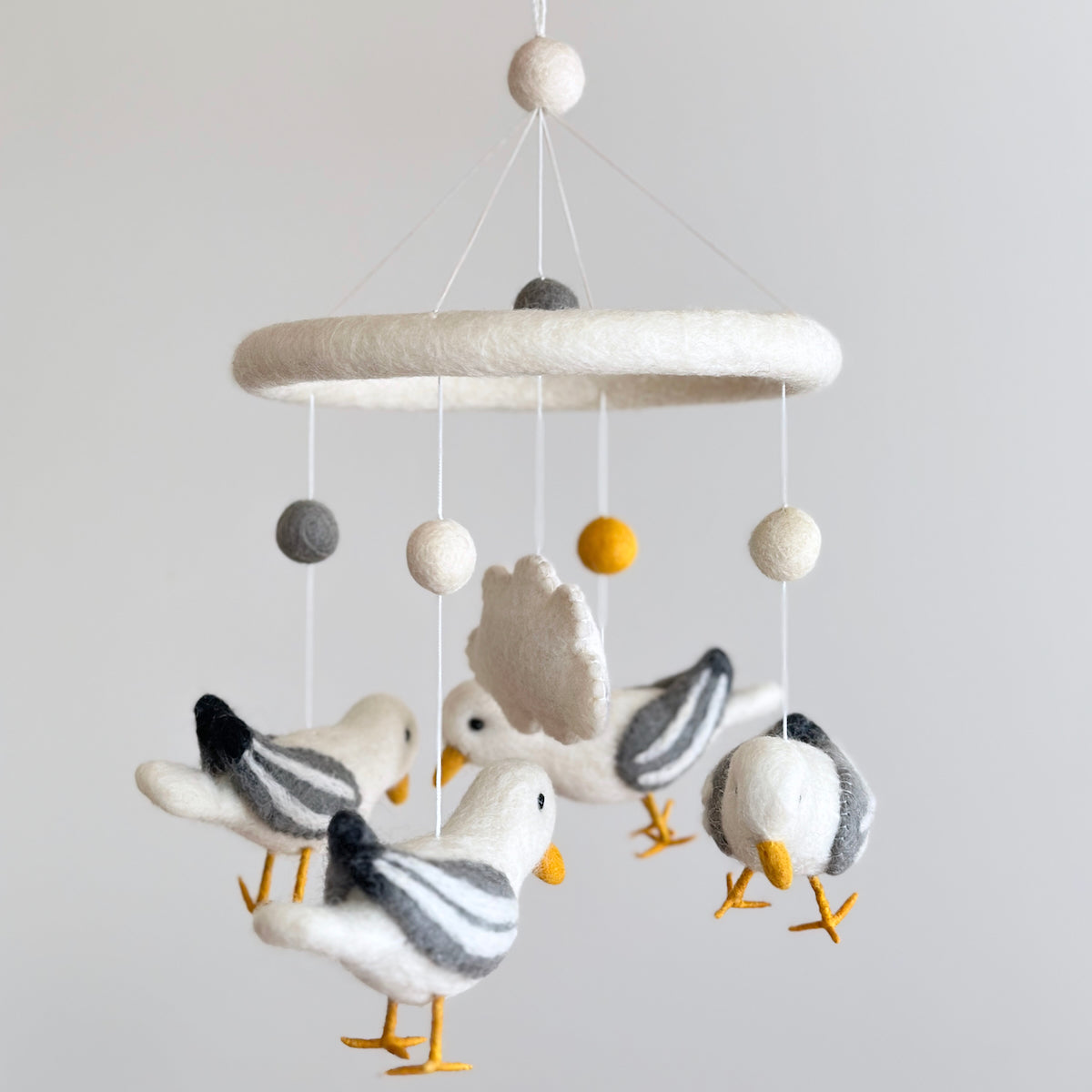 Felt Baby Mobile - Seagull