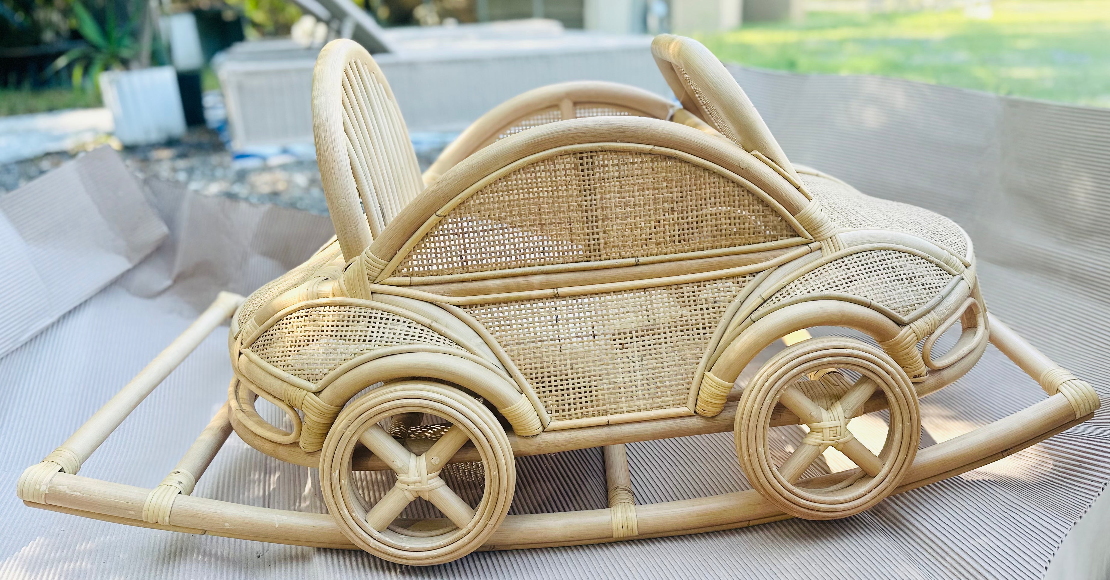 Kids Rattan Car