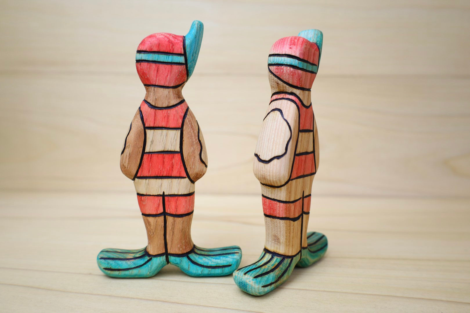 Preorder - Wooden Retro Snorkel Swimmer