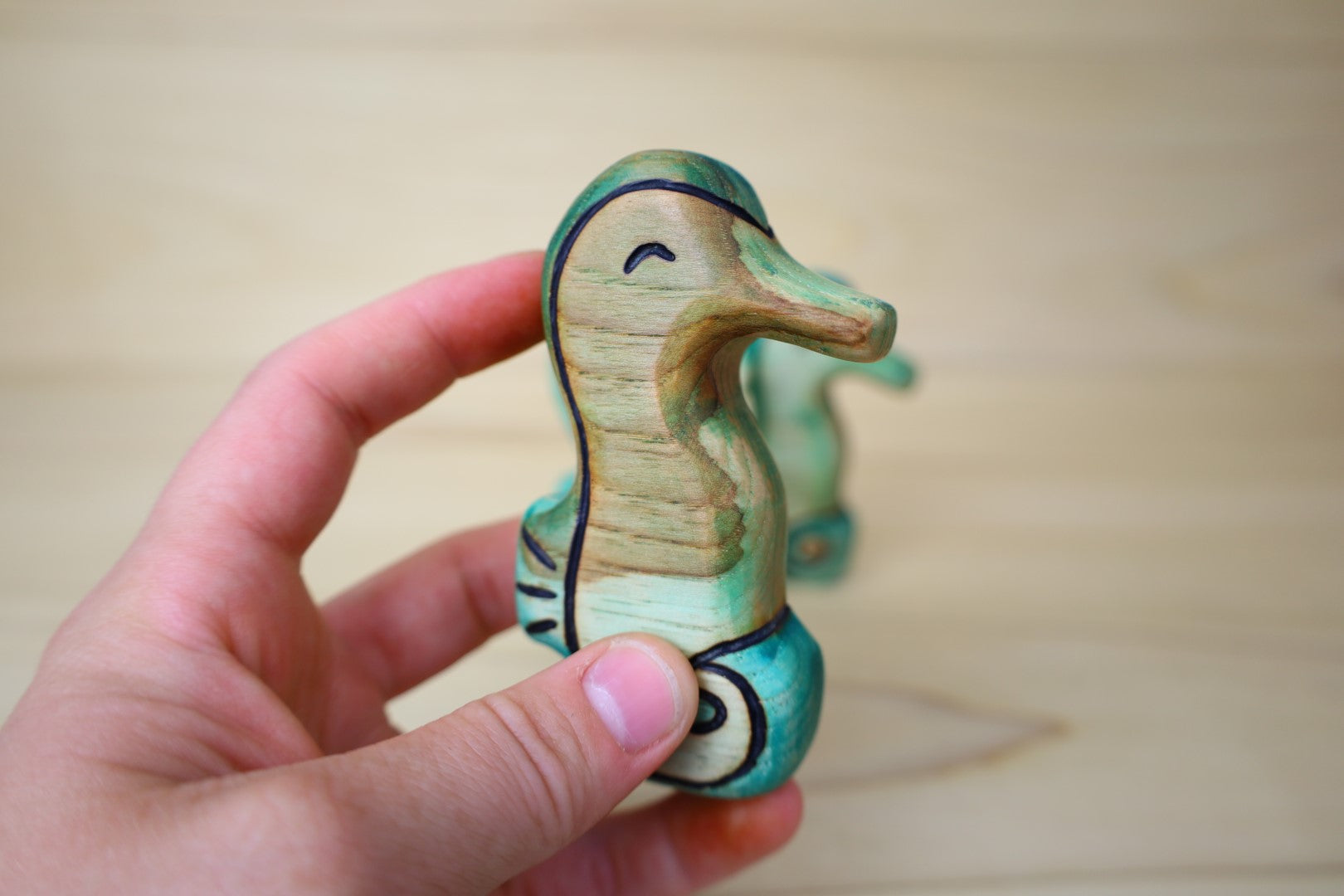 Wooden Seahorse Toy