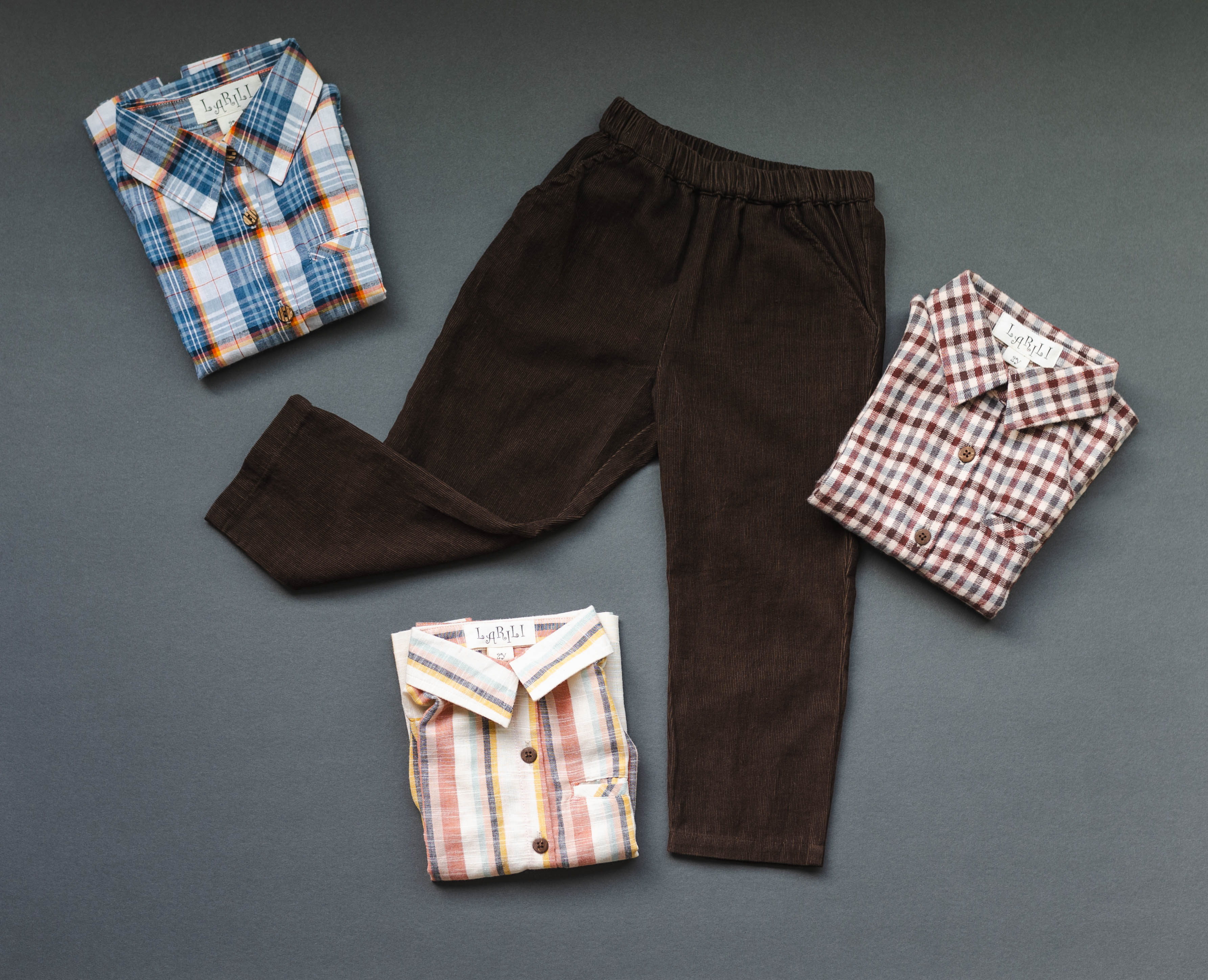 Brown Cord Boys Pant