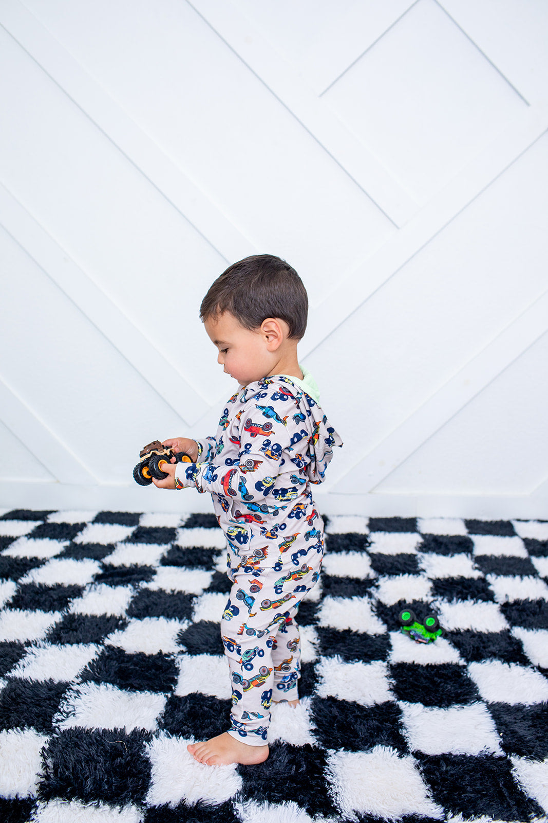 Wild Wheels Zipper Hoodie