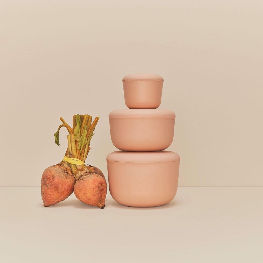 40 Oz Lunch Set With Heat-safe Inserts - Blush