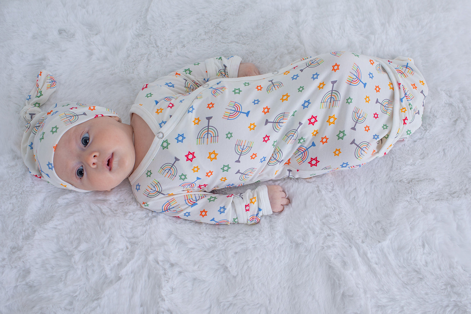 Happy Hanukkah Gown & Hat