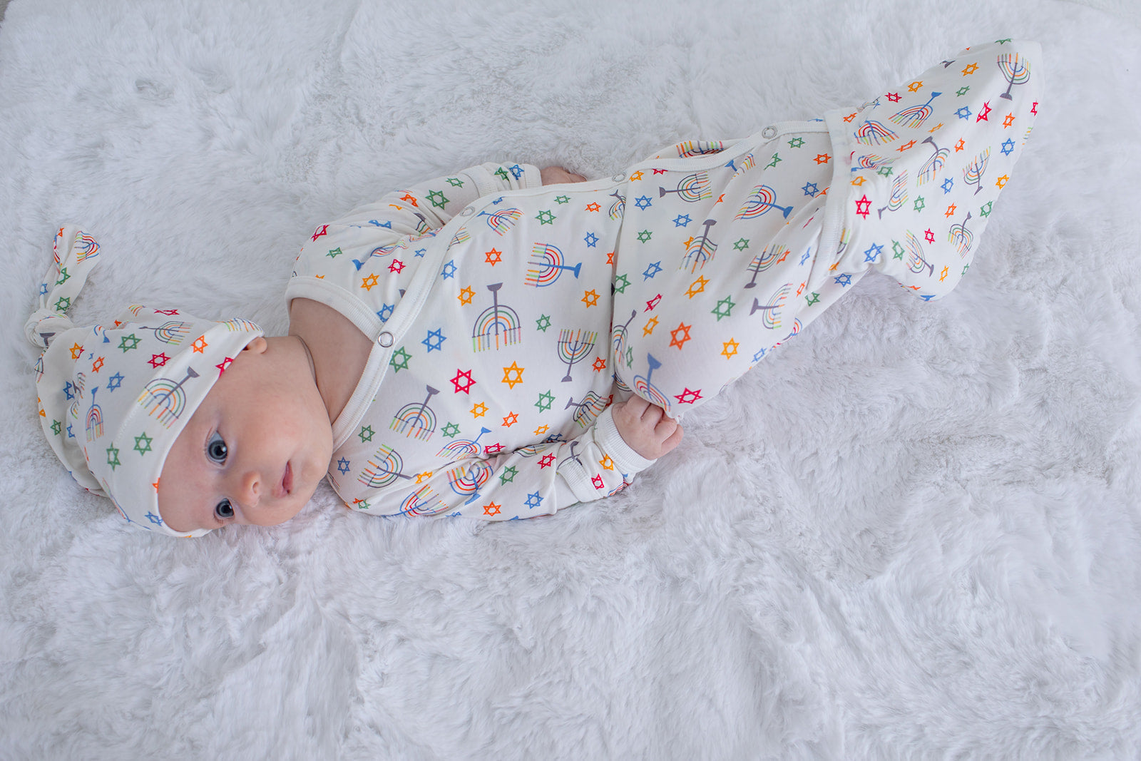 Happy Hanukkah Gown & Hat