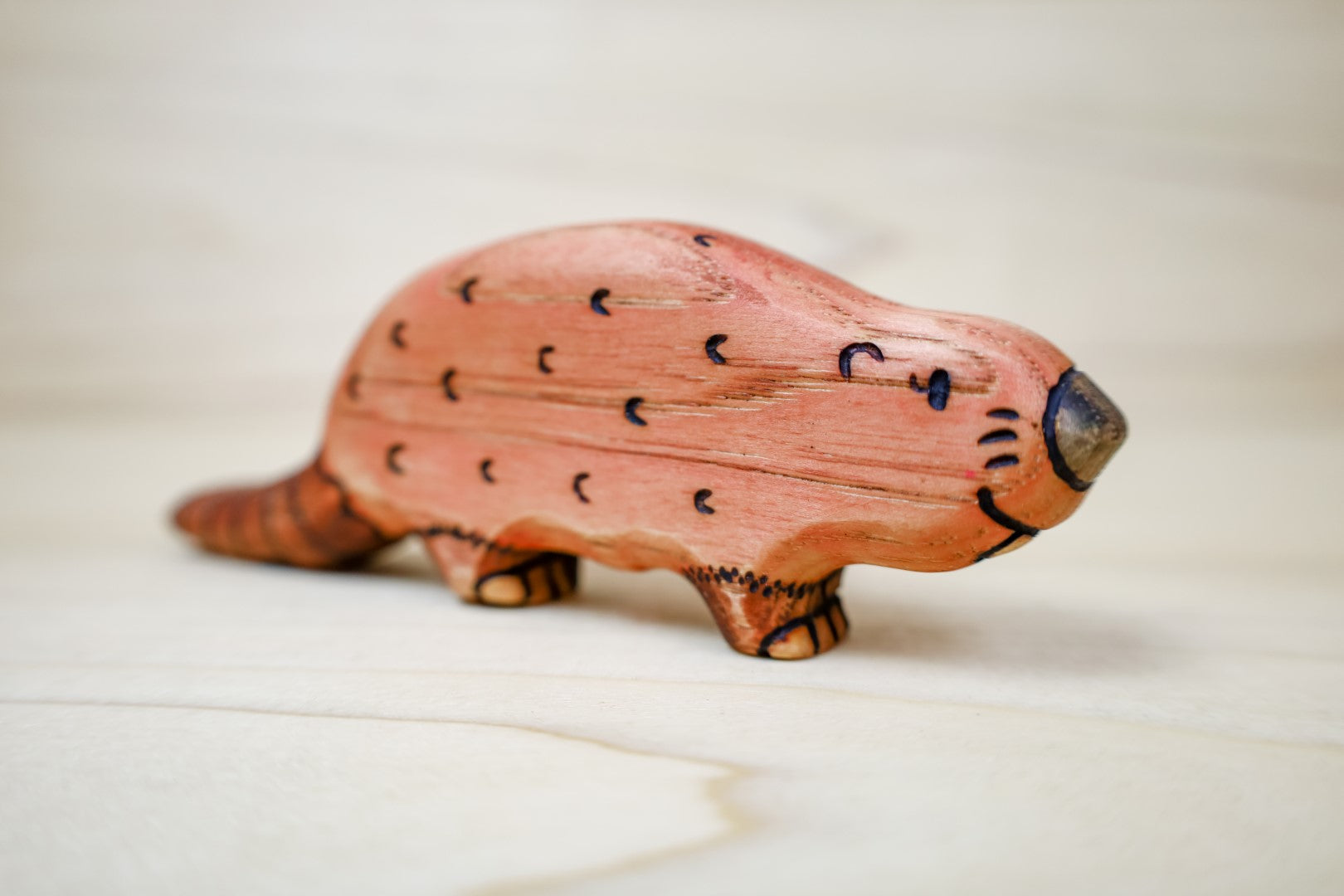 Wooden Beaver Toy