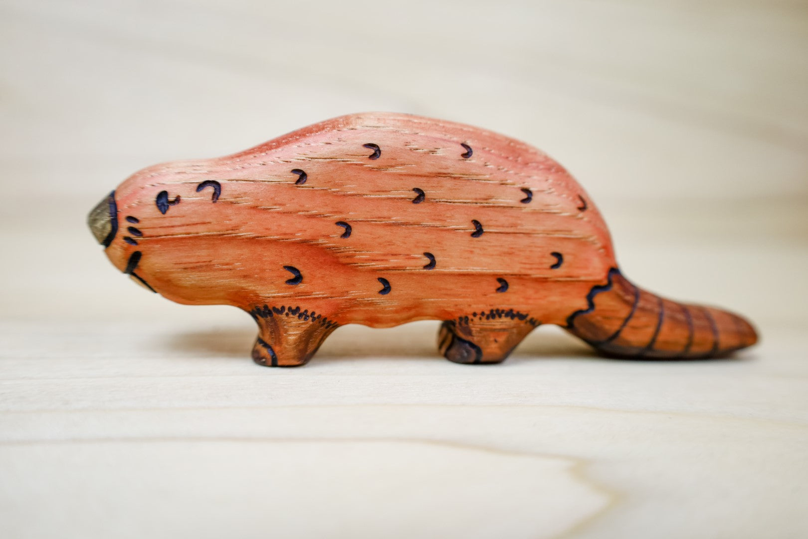 Wooden Beaver Toy