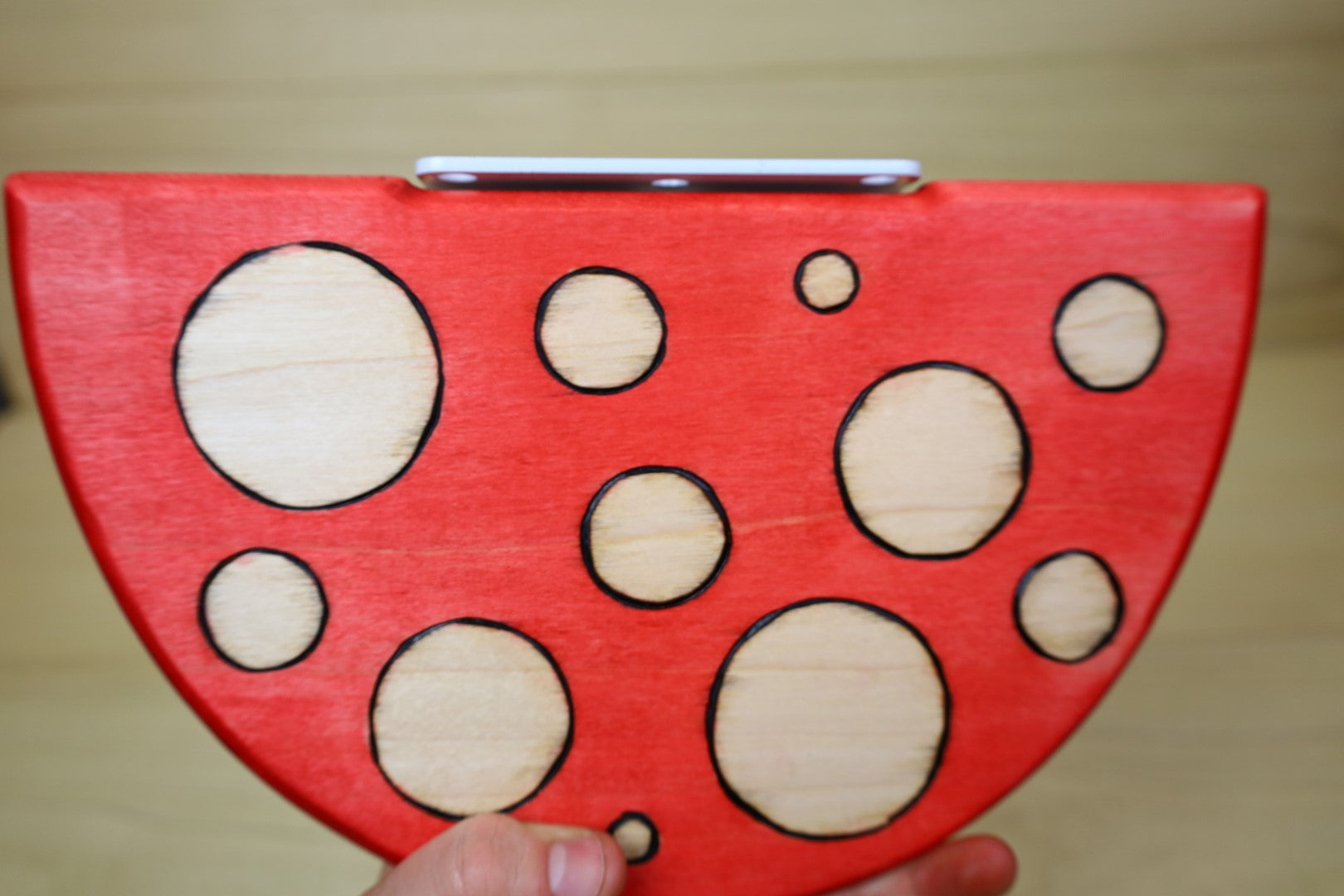 Preorder - Mushroom Top Floating Wall Shelf
