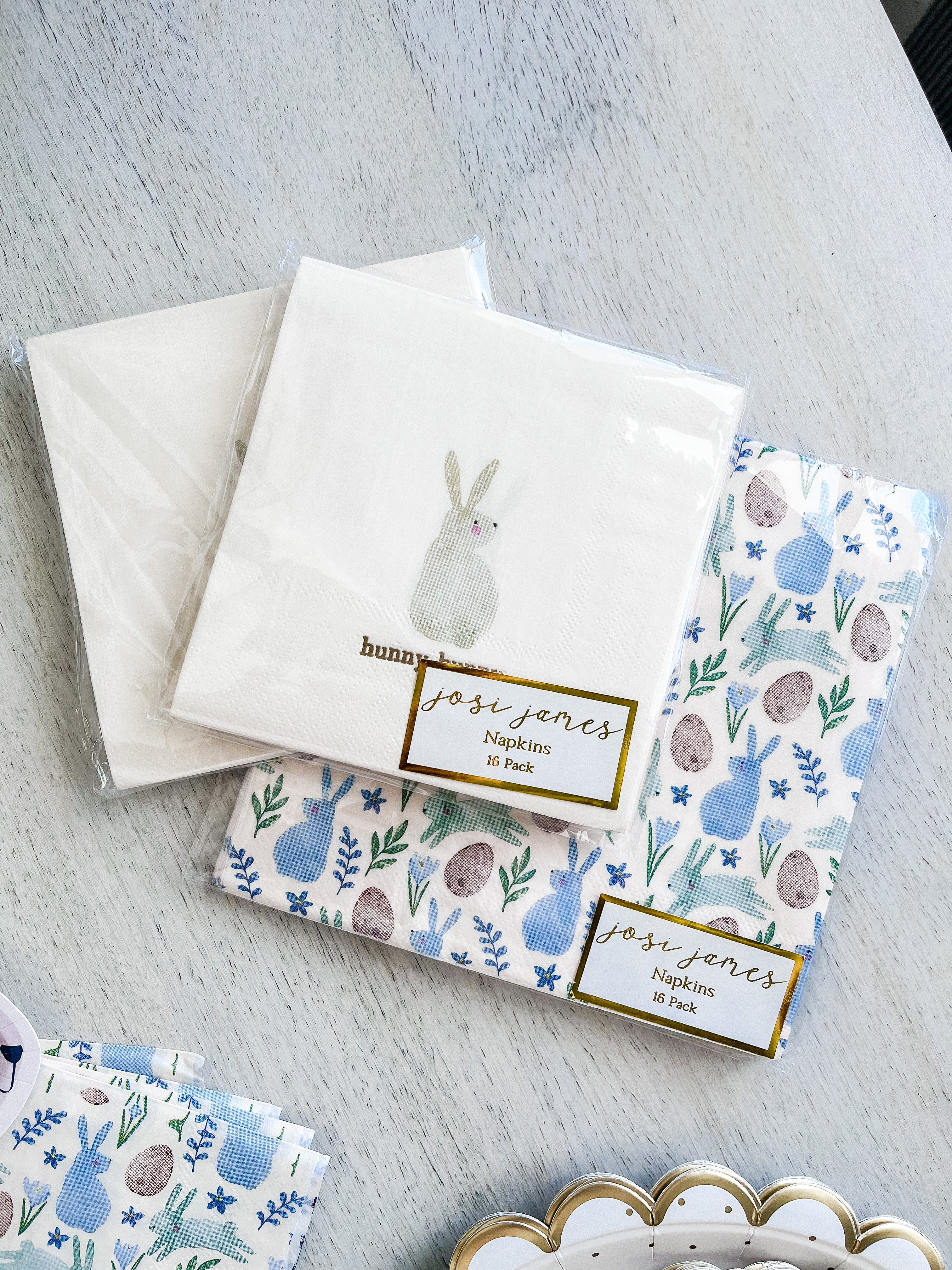 Hunny Bunny Napkins, Small