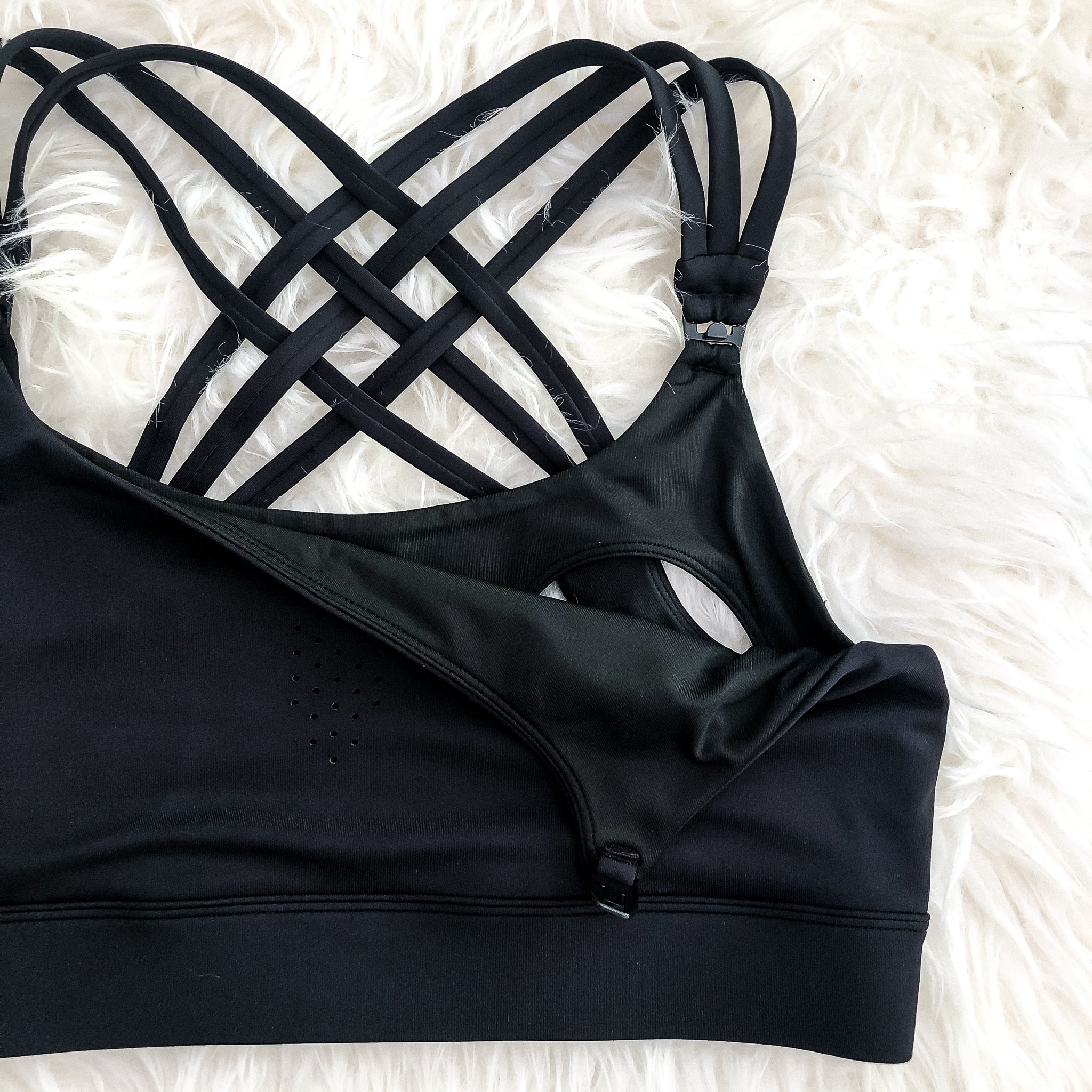 Chloe 3 Running Nursing Sports Bra (noir)