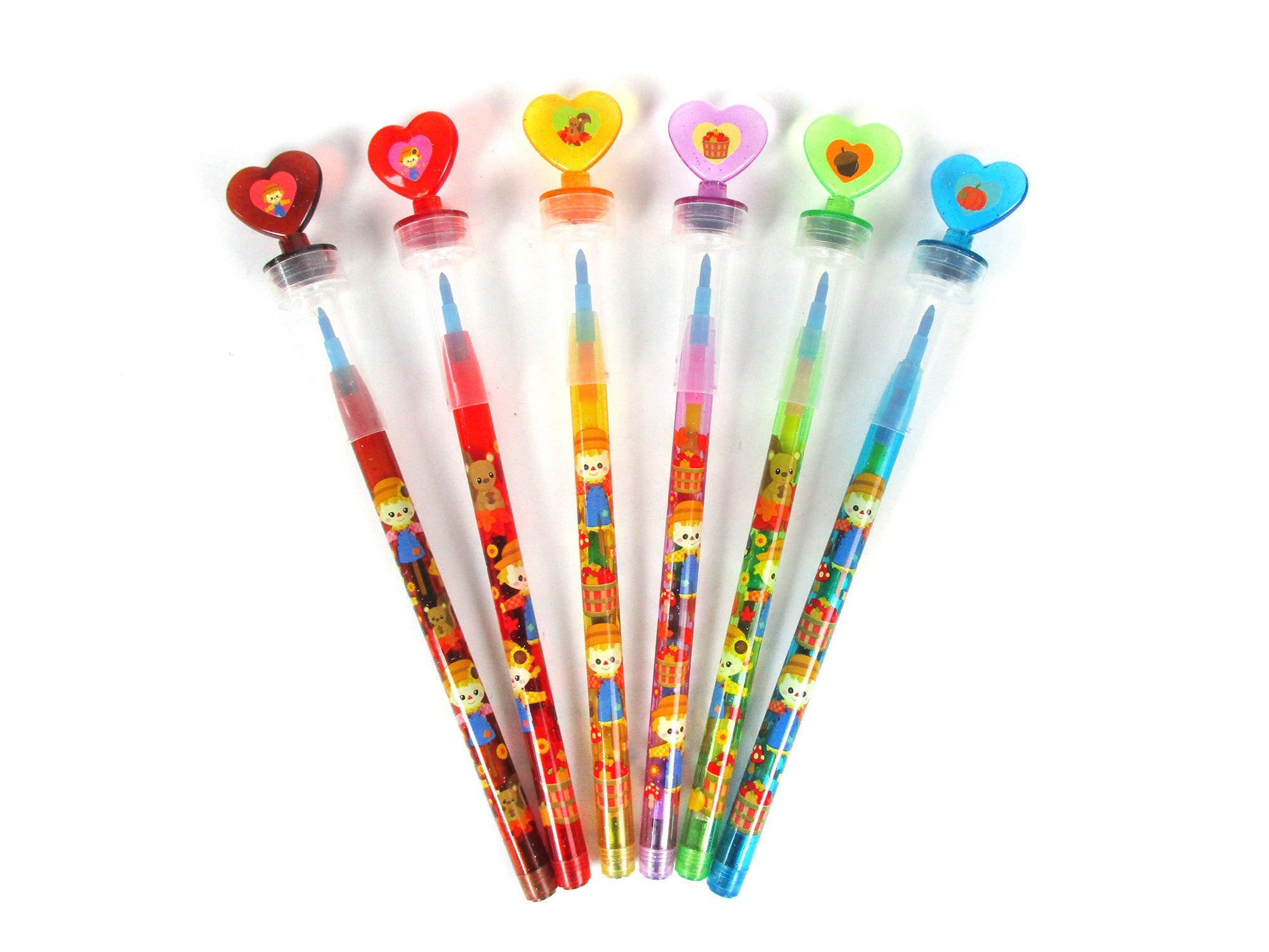 Autumn Harvest Stackable Crayon With Stamper Topper
