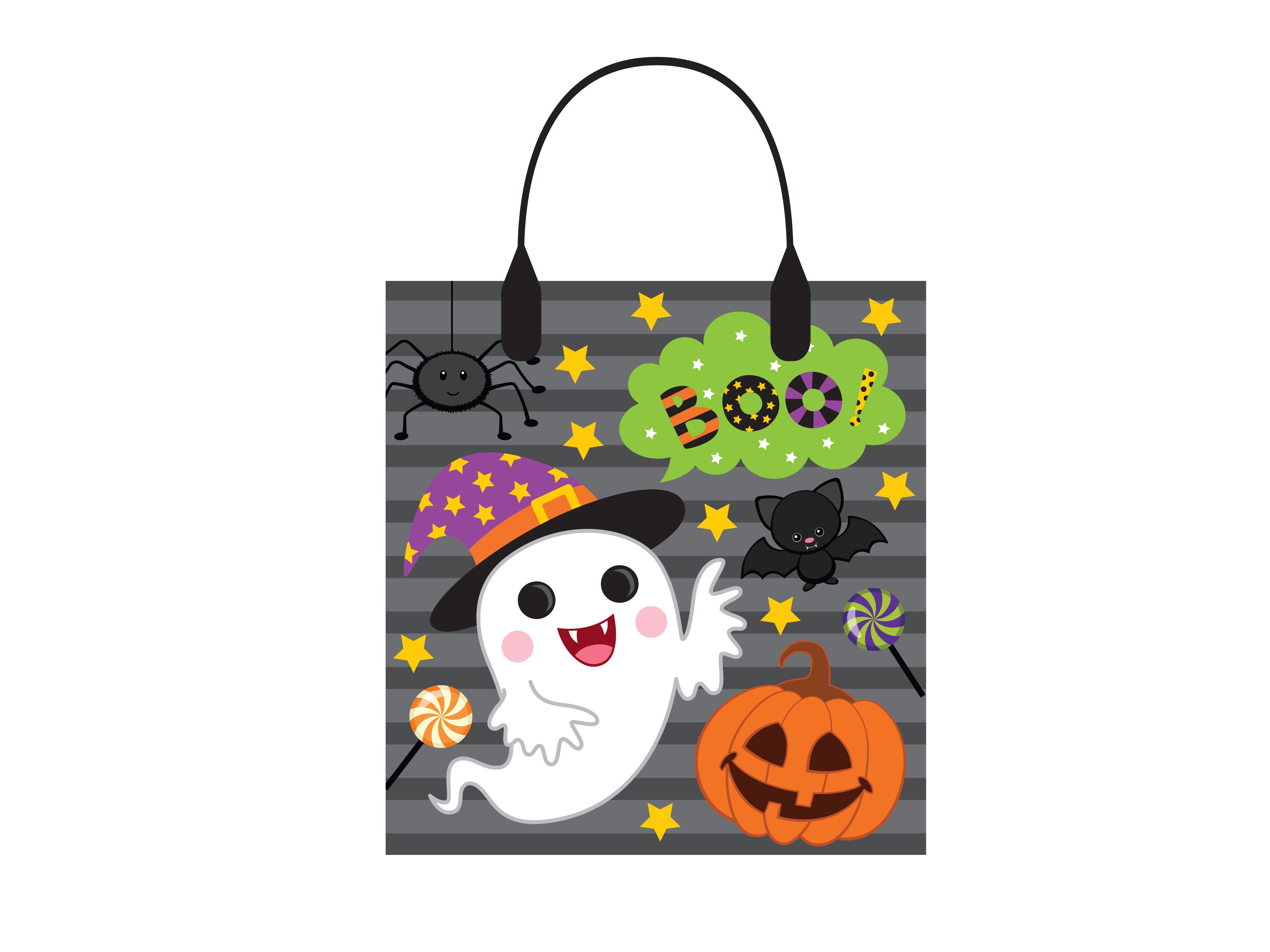 Halloween Party Favor Treat Bags - Set Of 6 Or 12