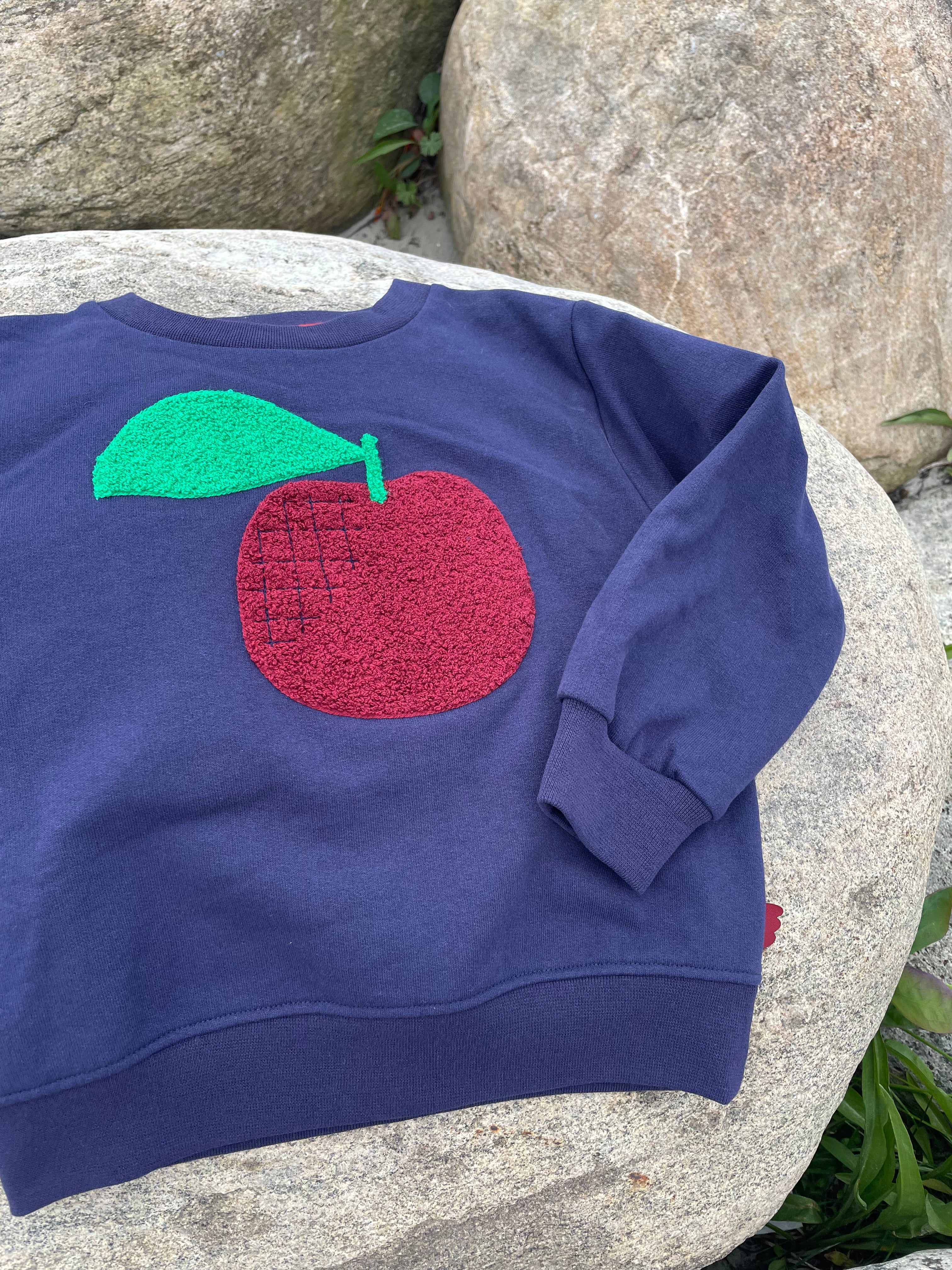 Recycled Cotton Red Apple Kid Sweatshirt
