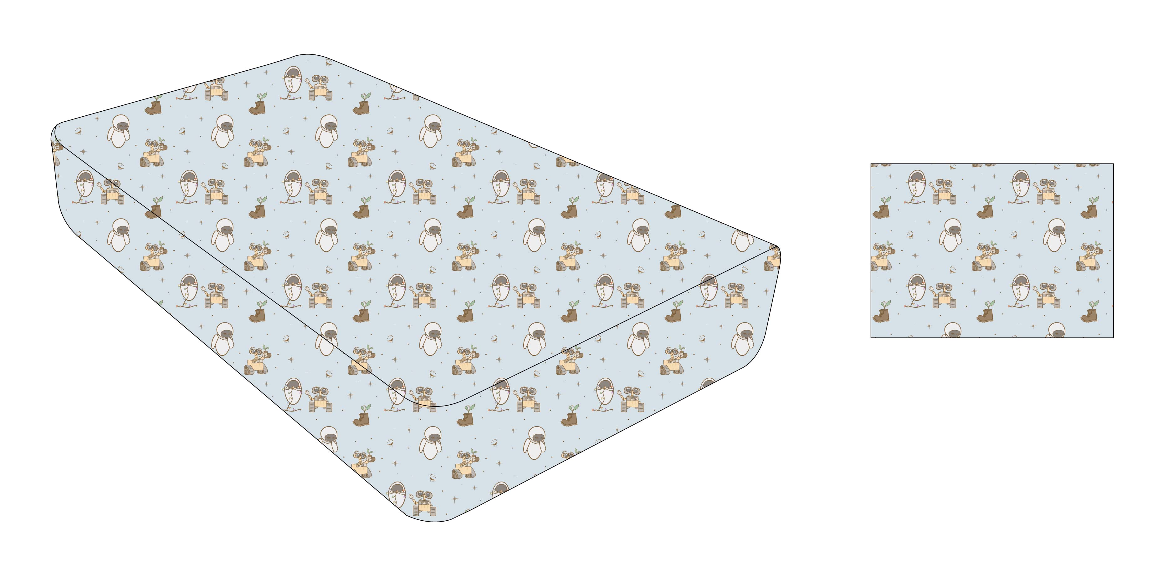 Trash Planet - Twin Sheet Set