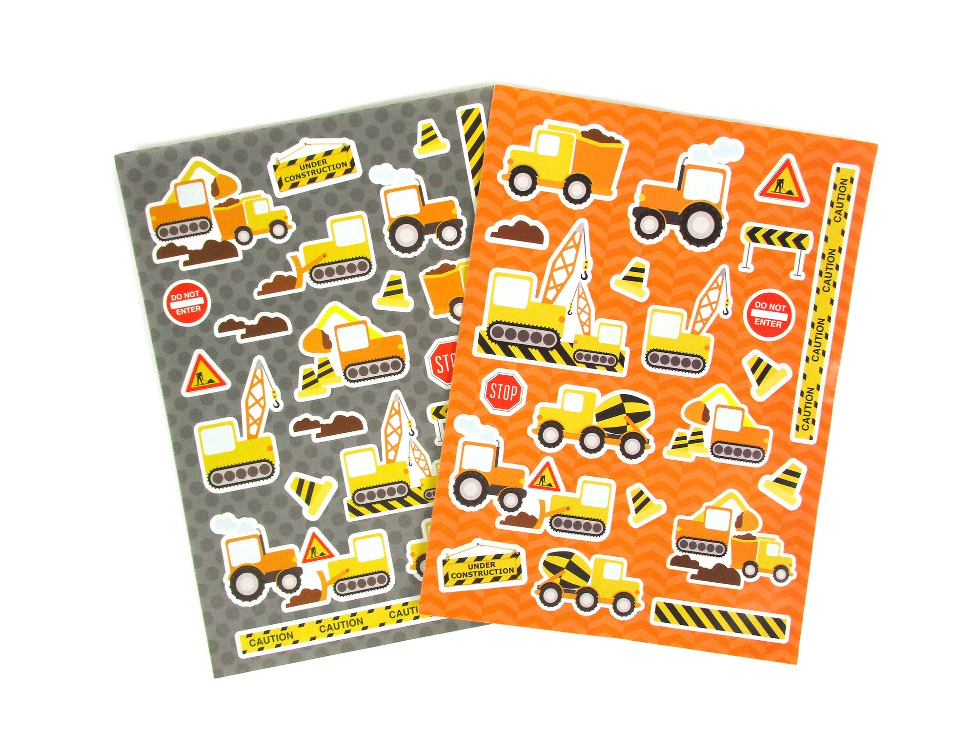 Construction Trucks Stickers