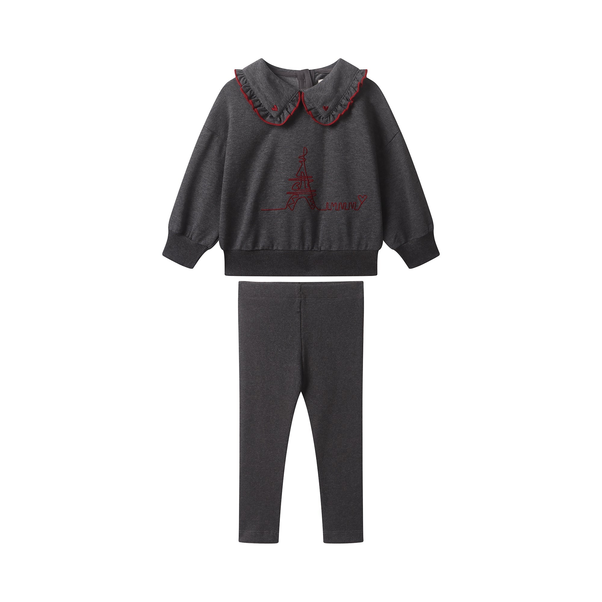 Whimsy Grey Baby Girls Set